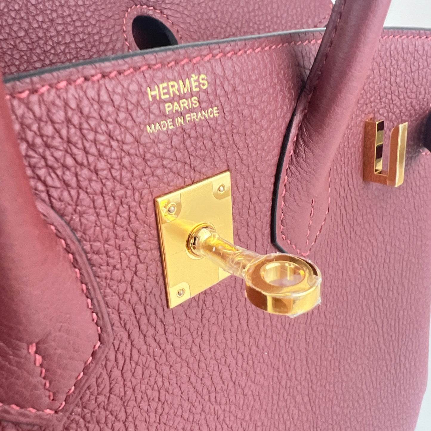 Birkin25 バーキン25 Rouge H ルージュアッシュ Togo トゴ GHW ゴールド金 Stamp-W W刻印