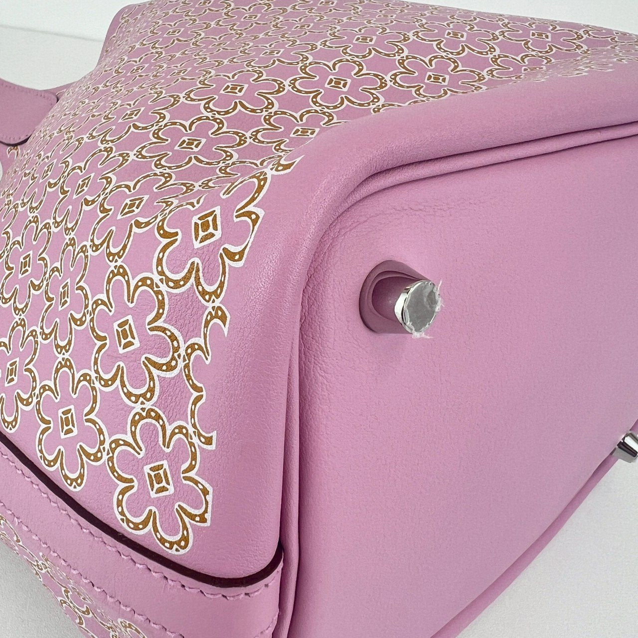 Hermès エルメス Picotin Lock PM Lucky Daisy ピコタンロック PM ラッキーデイジー Stamp-U U刻印 Swift スイフト モーヴシルベストル/キュイーブル/ホワイト PHW シルバー金具