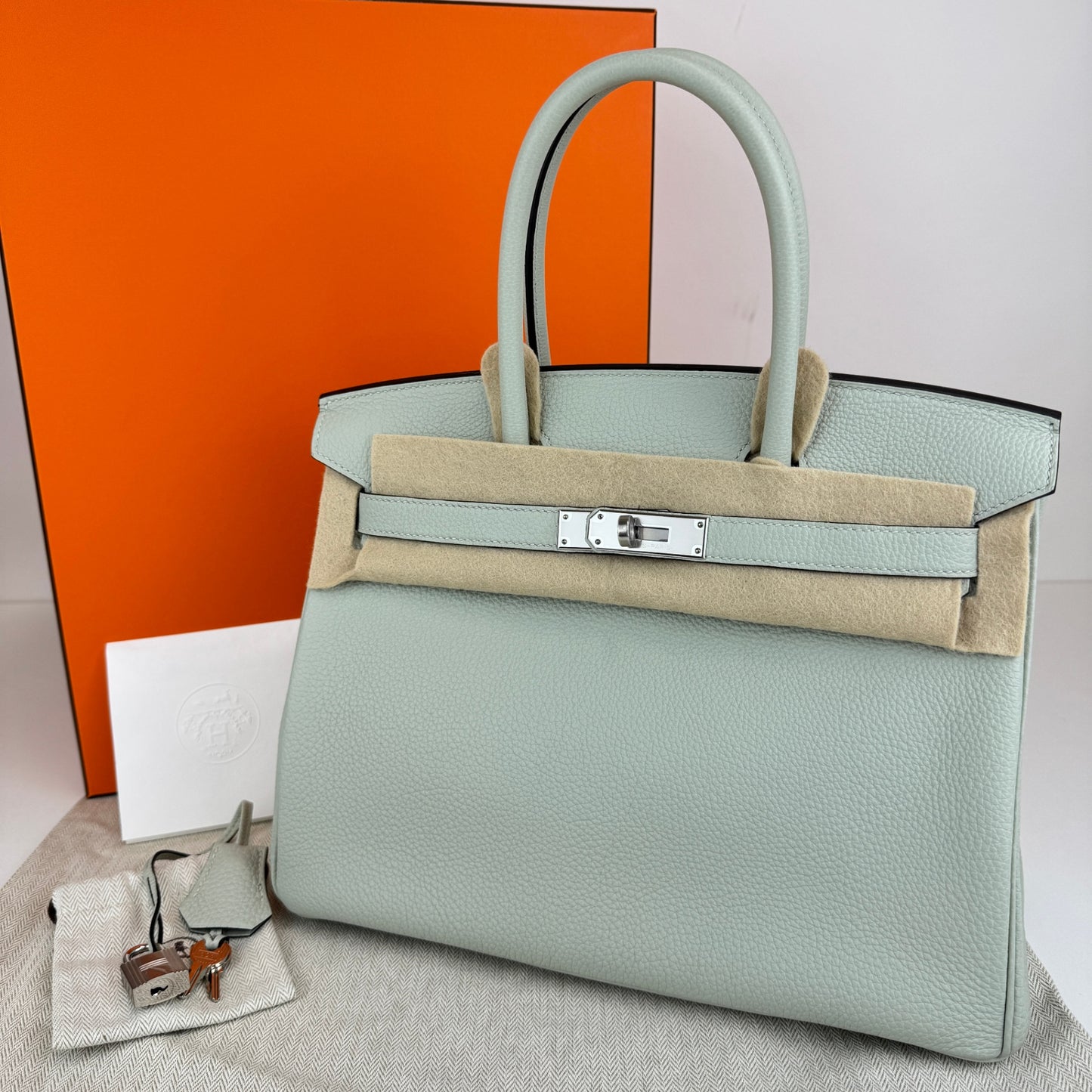 Birkin30 バーキン30 Gris neve グリネヴェ PHW シルバー金具 Stamp-B B刻印 Togo トゴ