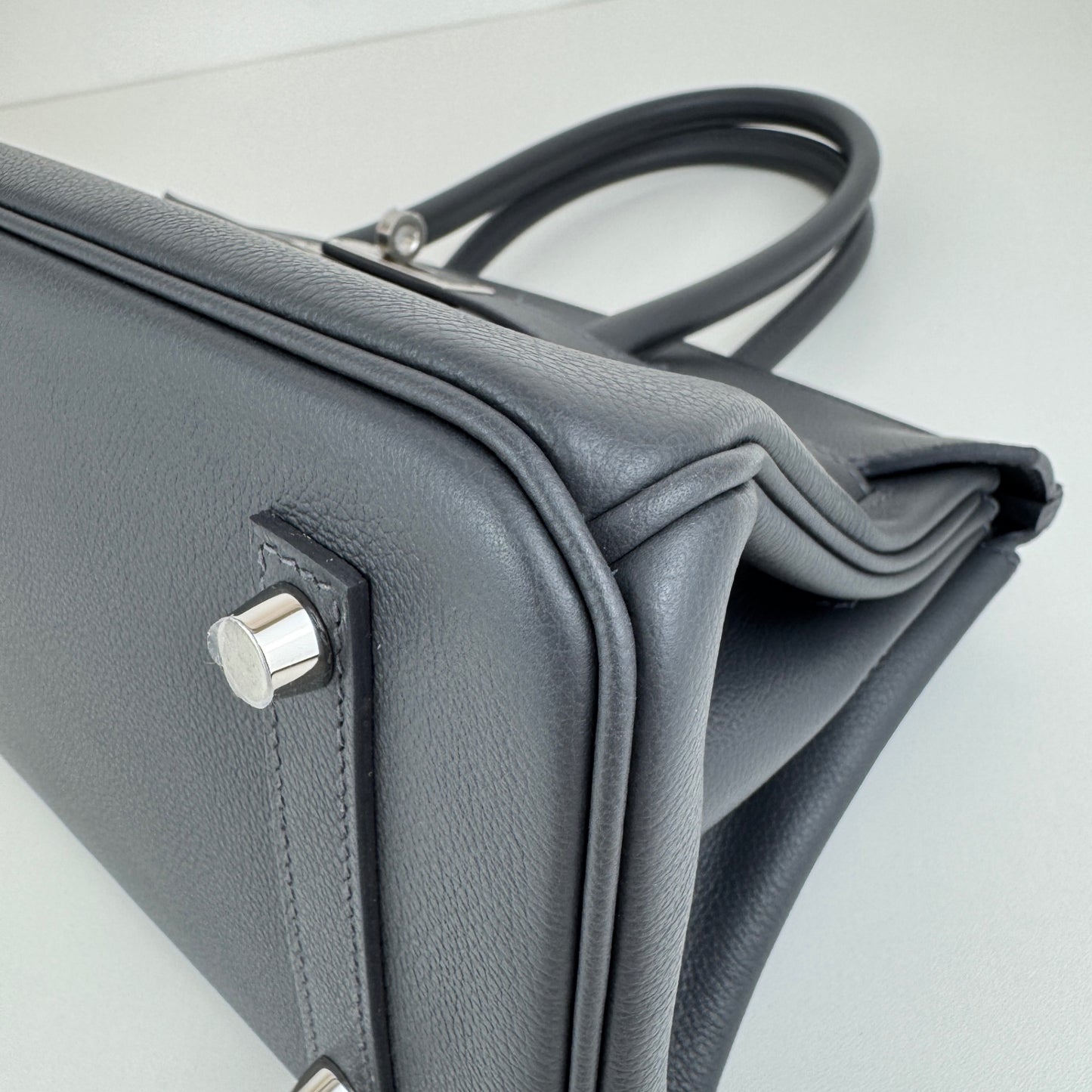 Shoulder Birkin29 ショルダーバーキン29 Ardoise アルドワーズ PHW シルバー金具 Stamp-K K刻印 Evercolor エバーカラー