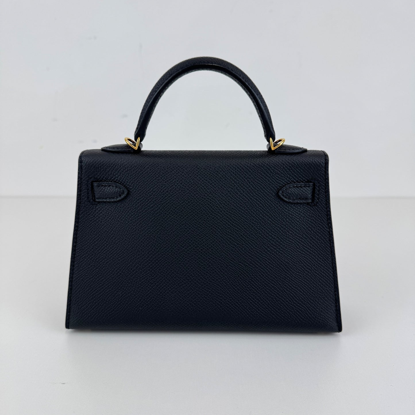 Mini kelly ミニケリー Black ブラック GHW ゴールド金具 Stamp-W W刻印 Epsom エプソン