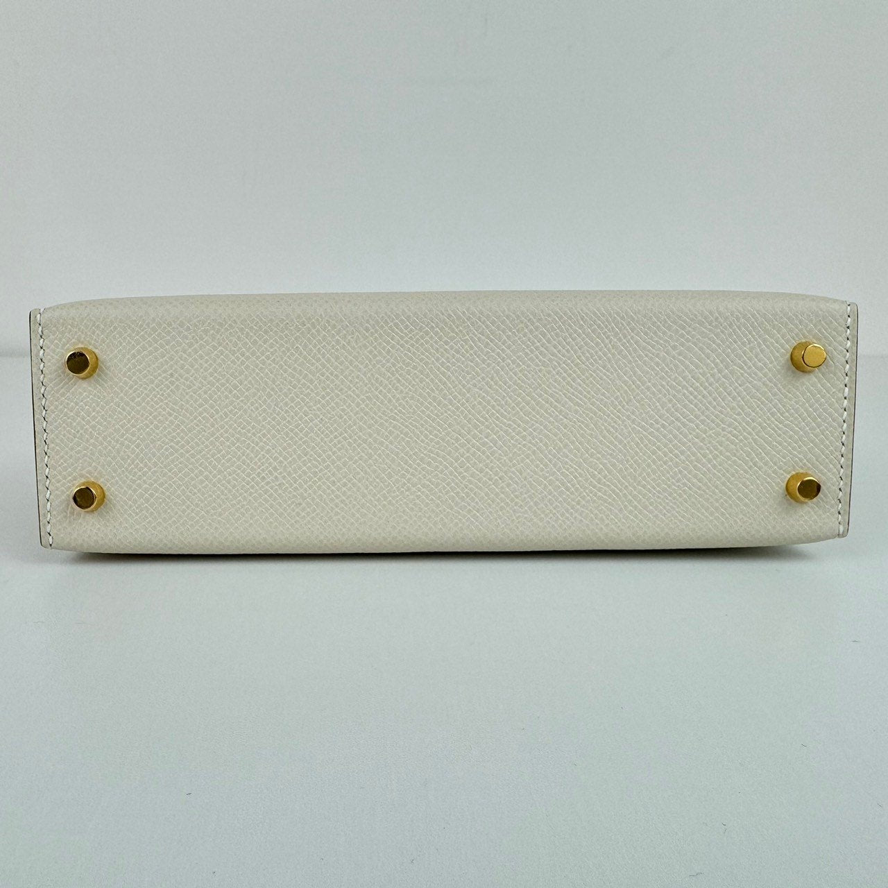 Mini kelly ミニケリー Craie クレ ゴールド金具 W刻 ハンドバッグ Epsom エプソン