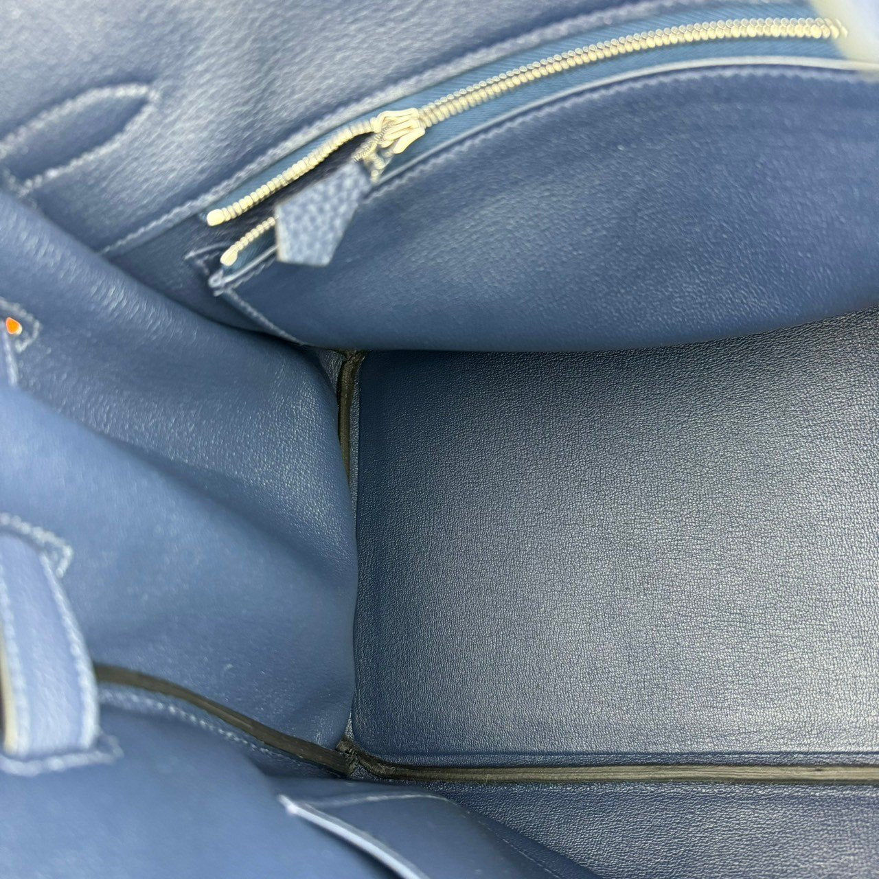HERMES エルメス Birkin35 バーキン35 Blue navy ブルーネイビー PHW シルバー金具 Togo トゴ Stamp-B B刻印