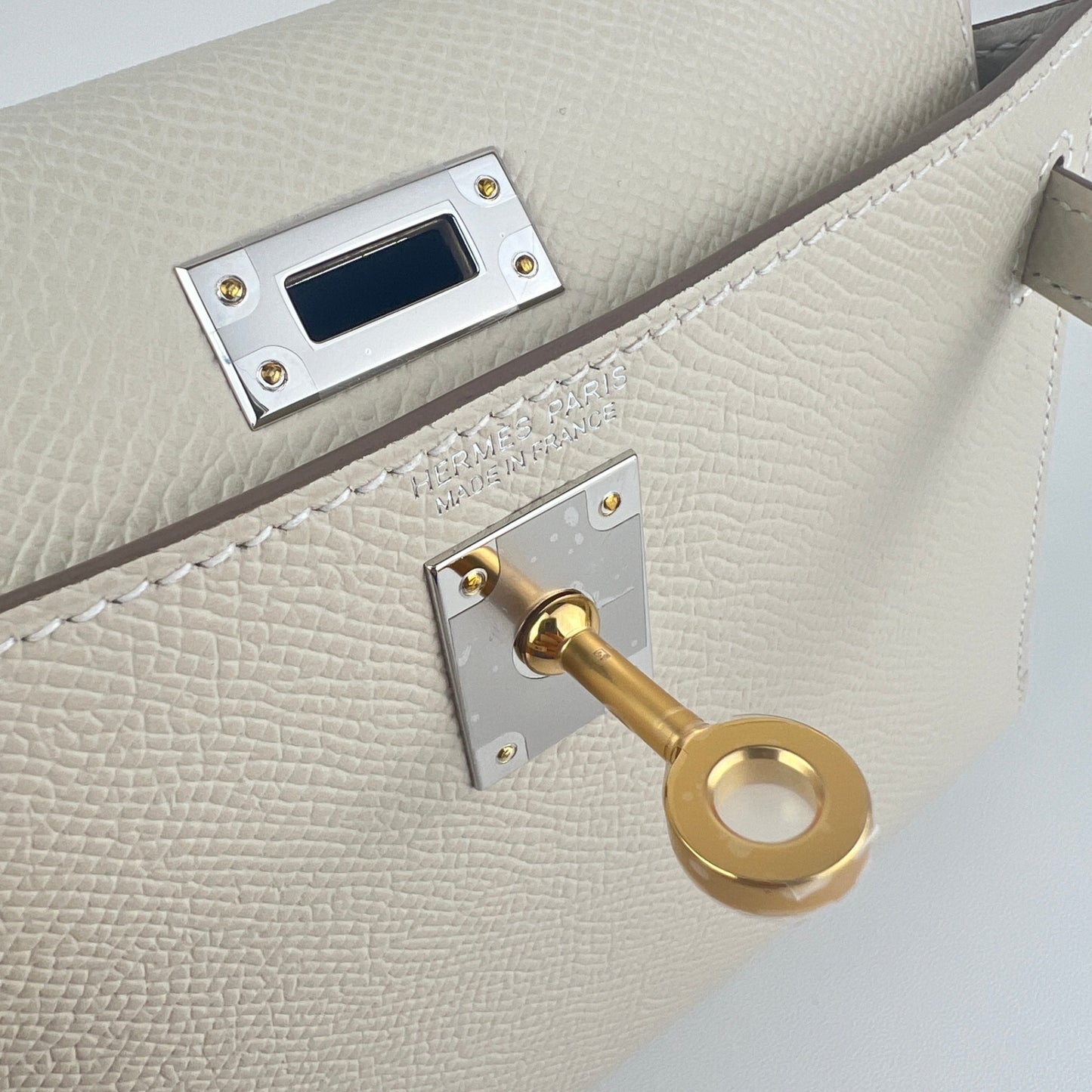 Mini kelly ミニケリー Craie クレ EHW エレクトラム金具 Epsom エプソン Stamp-K K刻印