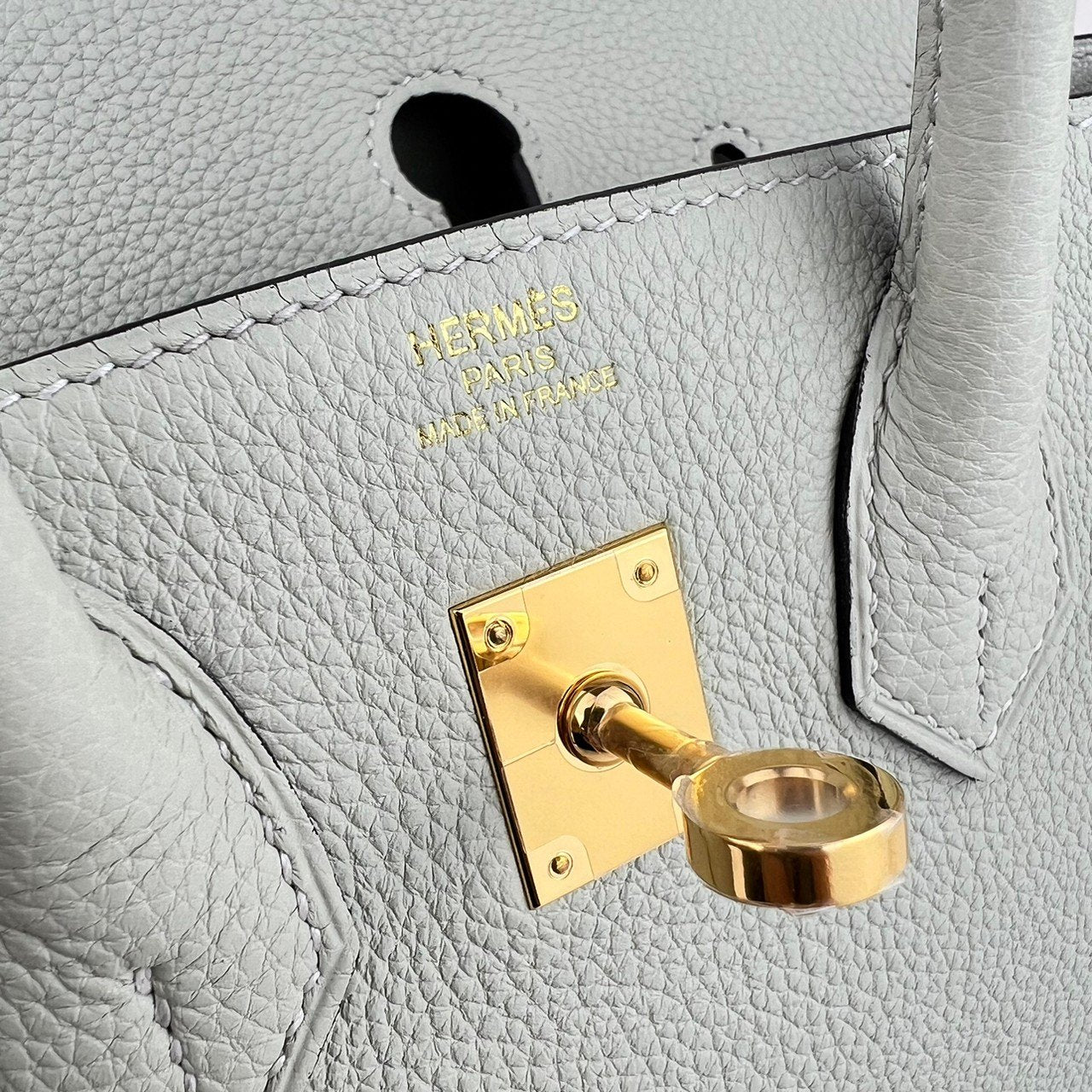 Birkin25 バーキン25 Gris neve グリネヴェ GHW ゴールド金具 B刻