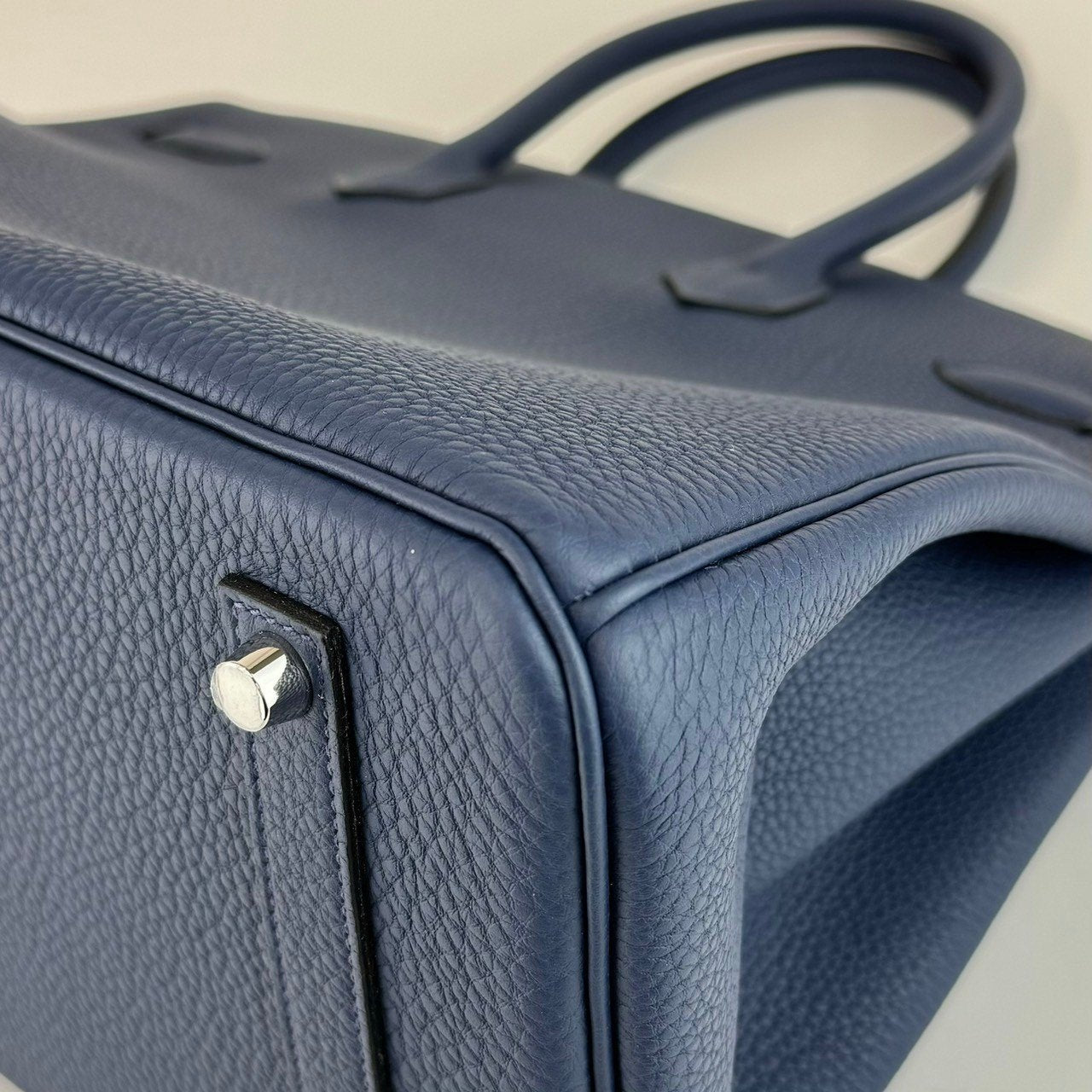 HERMES エルメス Birkin35 バーキン35 Blue navy ブルーネイビー PHW シルバー金具 Togo トゴ Stamp-B B刻印