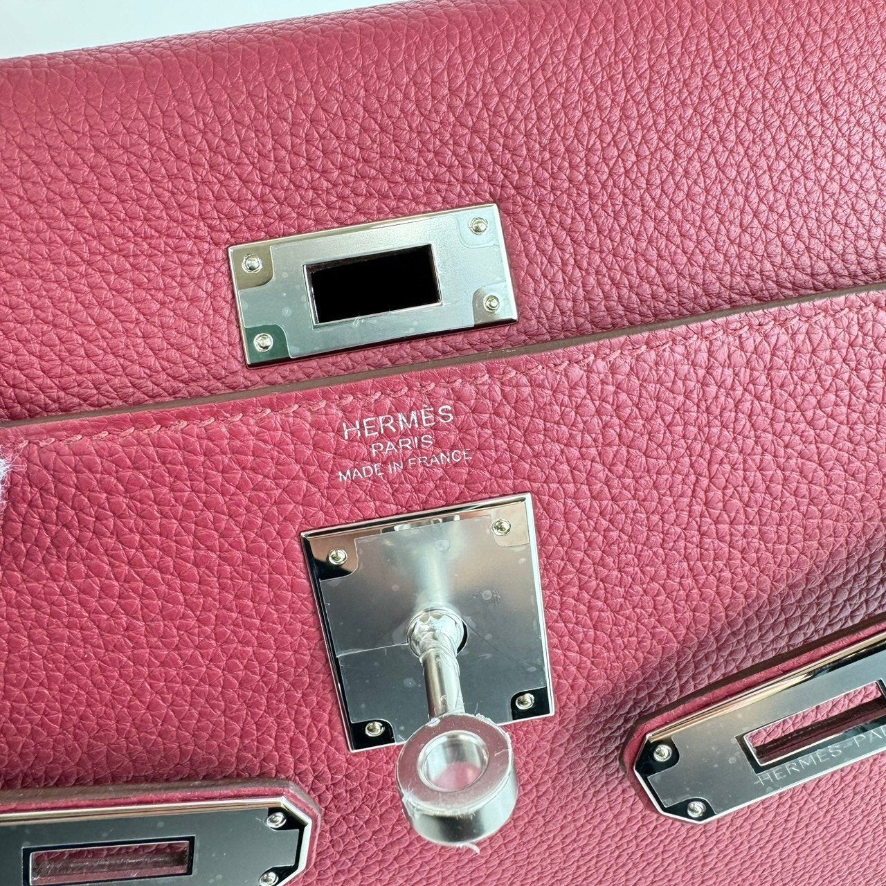 Kelly25 ケリー28 Ruby ルビー PHW シルバー金具 Stamp-B B刻印 Togo トゴ