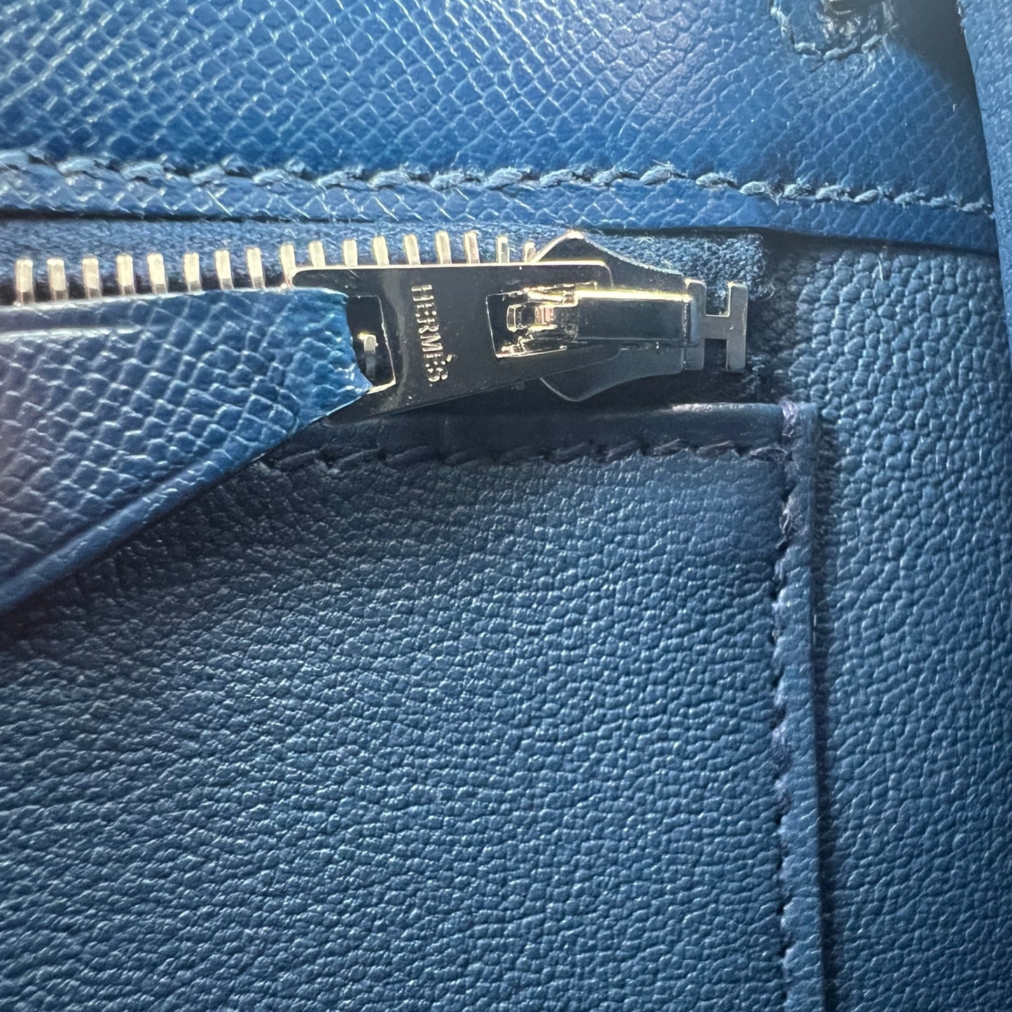 Hermès エルメス Kelly25 ケリー25 Stamp-W W刻印 Madame/Crocodile マダム/クロコダイル Deep blue ディープブルー PHW シルバー金具