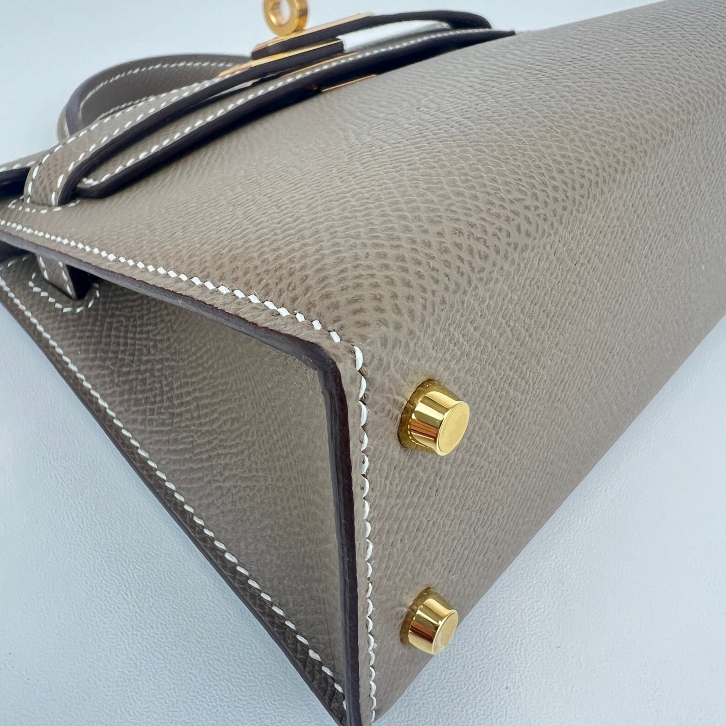 Mini kelly ミニケリー Etoupe エトープ GHW ゴールド金具 Stamp-K K刻印 Epsom エプソン