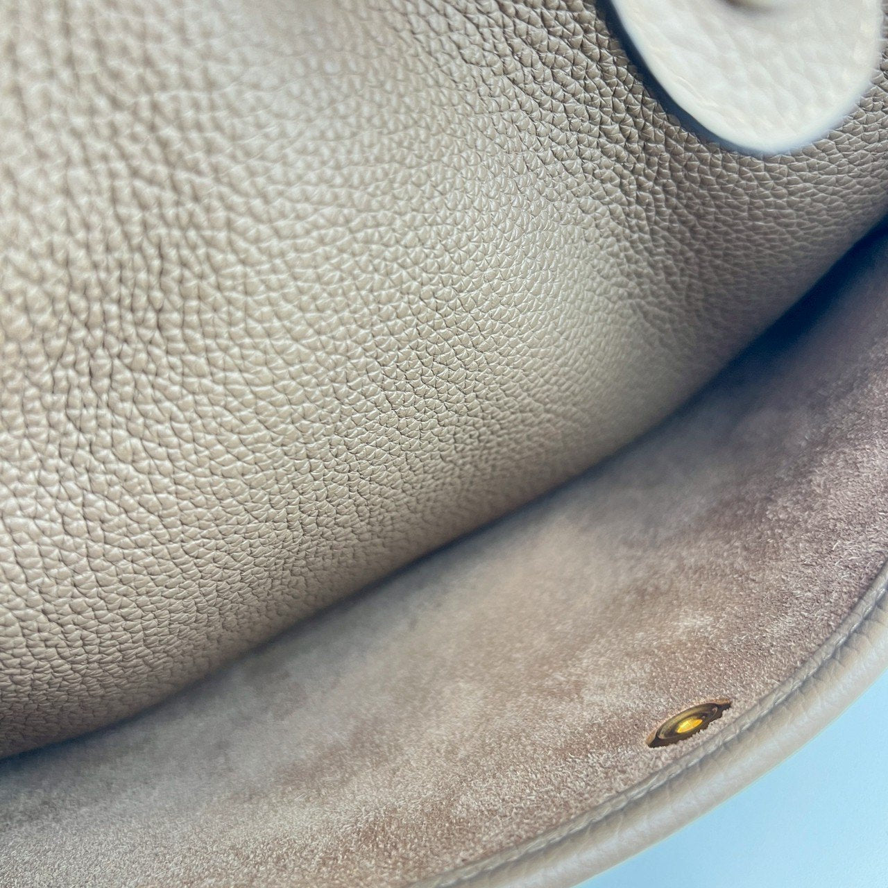 Hermès エルメス Evlyn PM エヴリンPM Stamp-Z Z刻印 Taurillon Clemence トリヨンクレマンス Etoupe エトープ GHW ゴールド金具