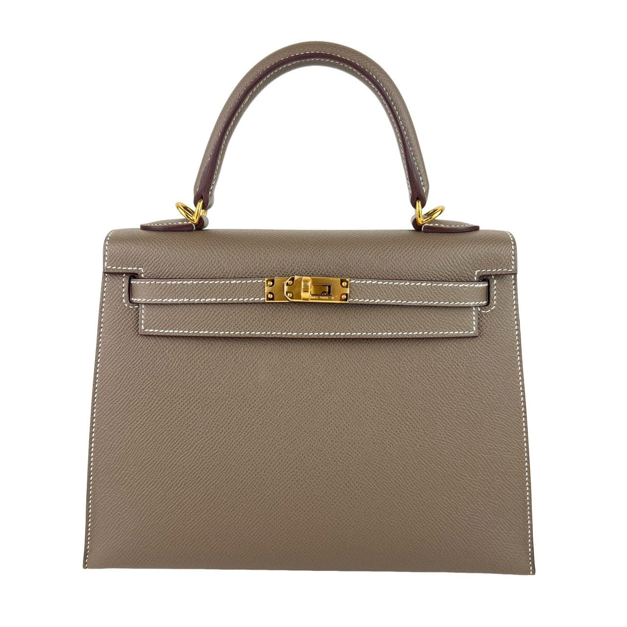 Kelly25 ケリー25 Etoupe エトープ GHW ゴールド金具 Epsom エプソン Stamp-W W刻印