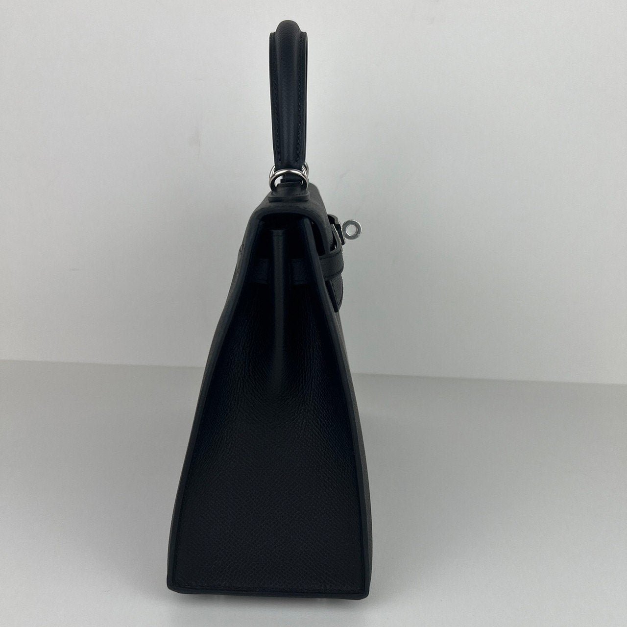 Kelly25 ケリー25 Black ブラック Epsom エプソン PHW シルバー金具 Stamp-W W刻印