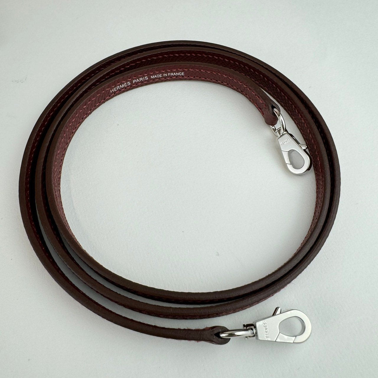 HERMES エルメス Mini kelly tricolor ミニケリー トリコロール Ruby/Rose azalee/Rouge H ルビー/ローズアザレ/ルージュアッシュ PHW シルバー金具 Epsom エプソン Stamp-B B刻印