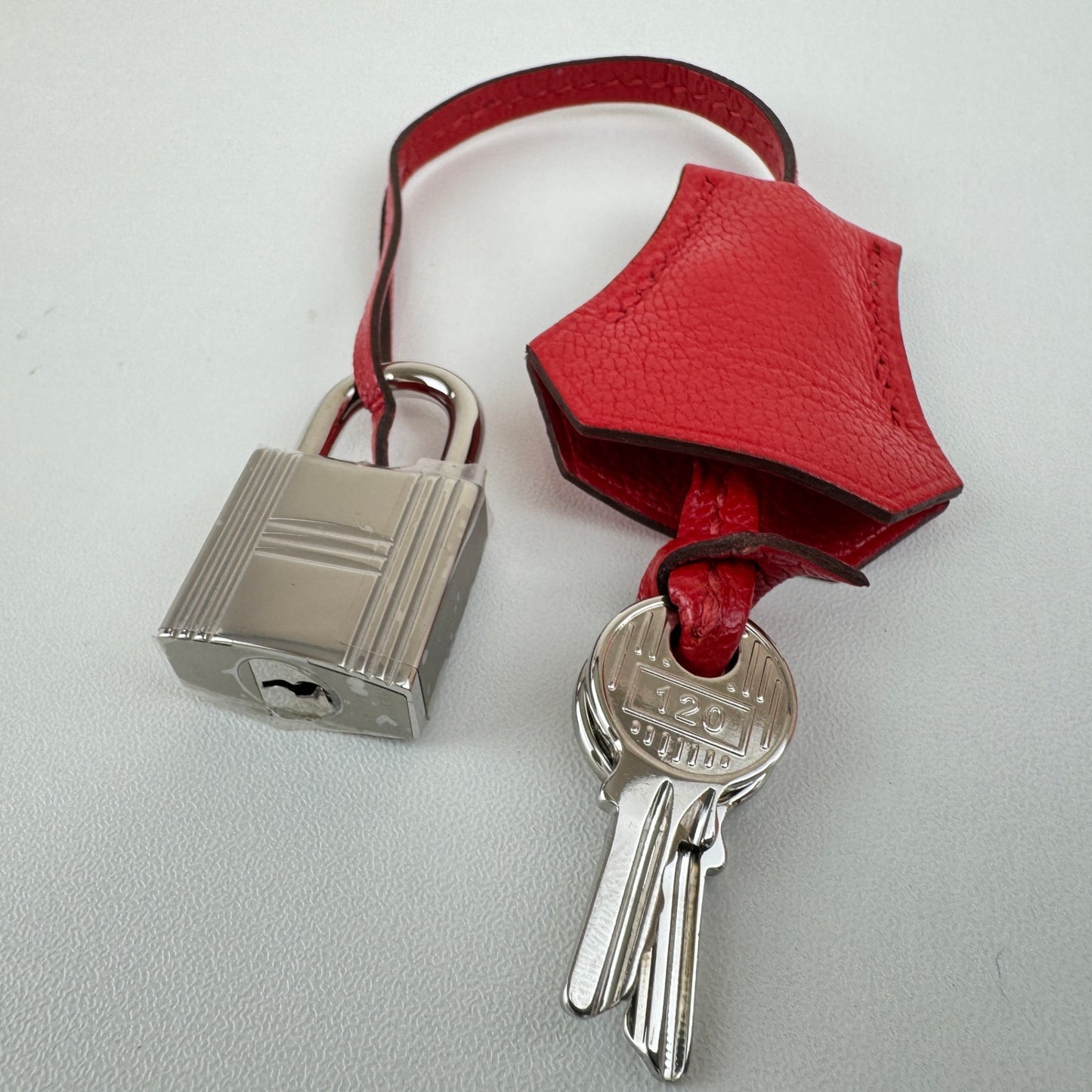 Kelly25 ケリー25 Rouge de coeur ルージュクー シルバー金具 Stamp-K K刻印 Chevre シェーブル