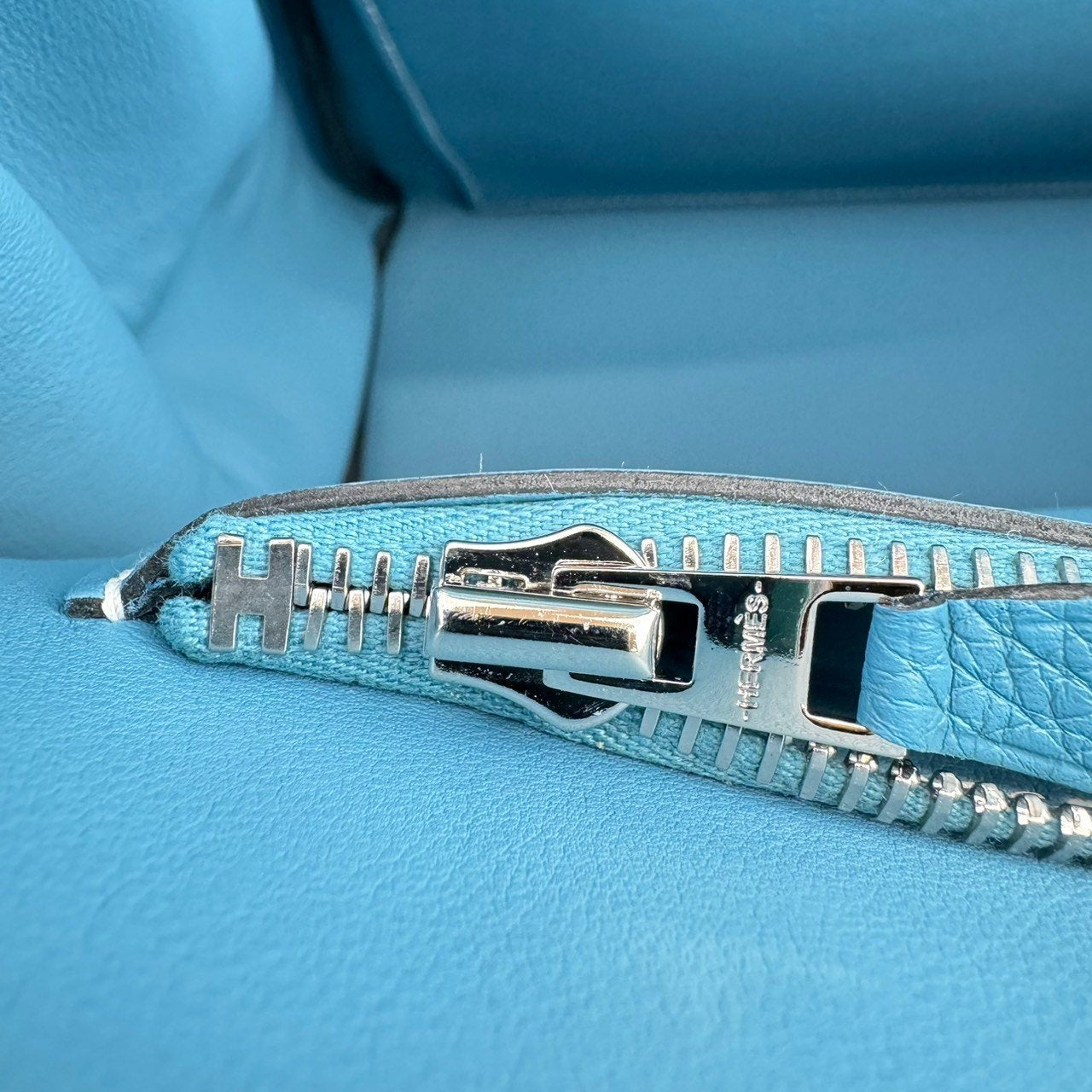Kelly42 maxi ケリー42 Stamp-B B刻印 Blue jean ブルージーン PHW シルバー金具 Togo トゴ
