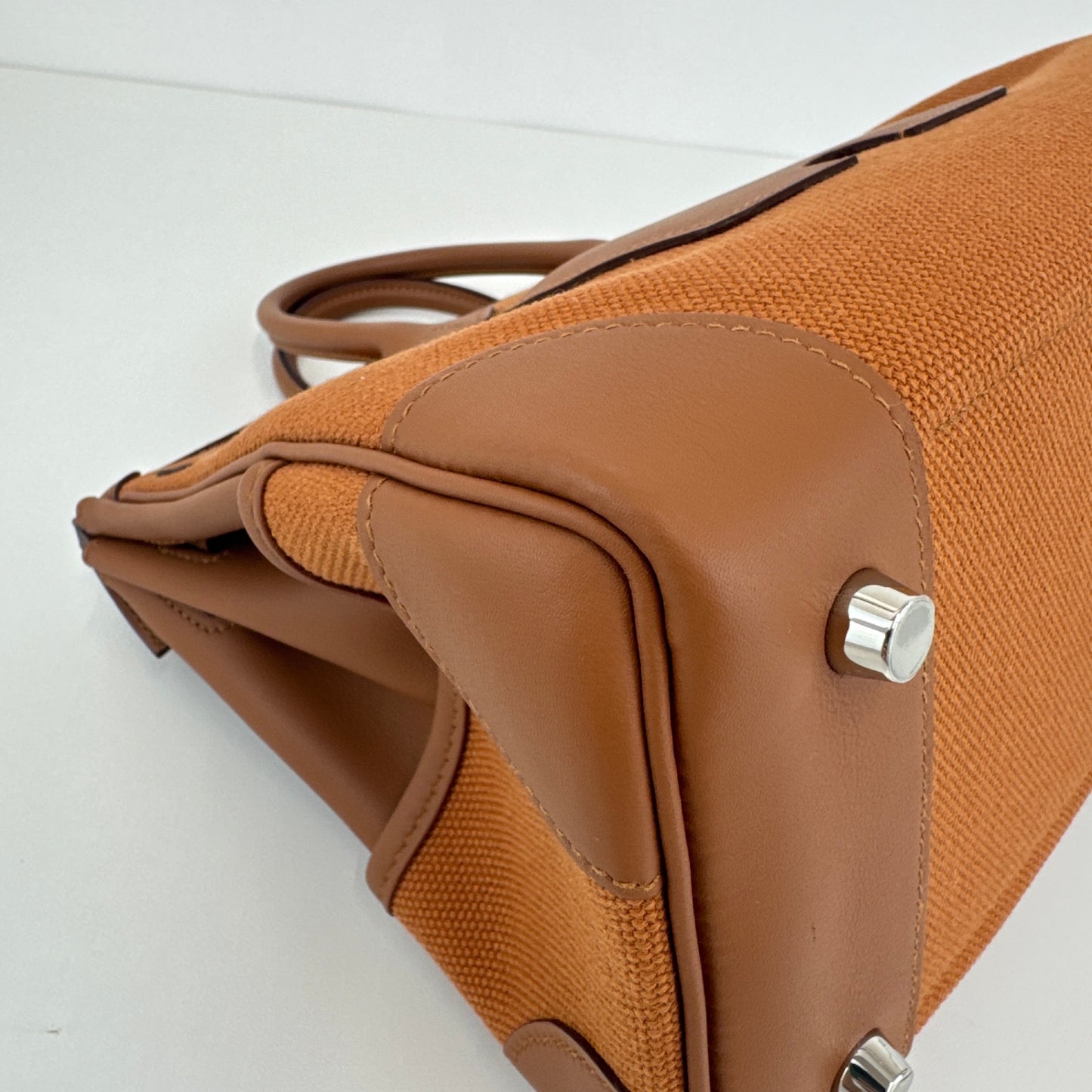 Birkin25 cargo バーキン25 カーゴ Gold ゴールド Toile goelan/Swift トワルゴエラン/スイフト PHW シルバー金具 Stamp-W W刻印