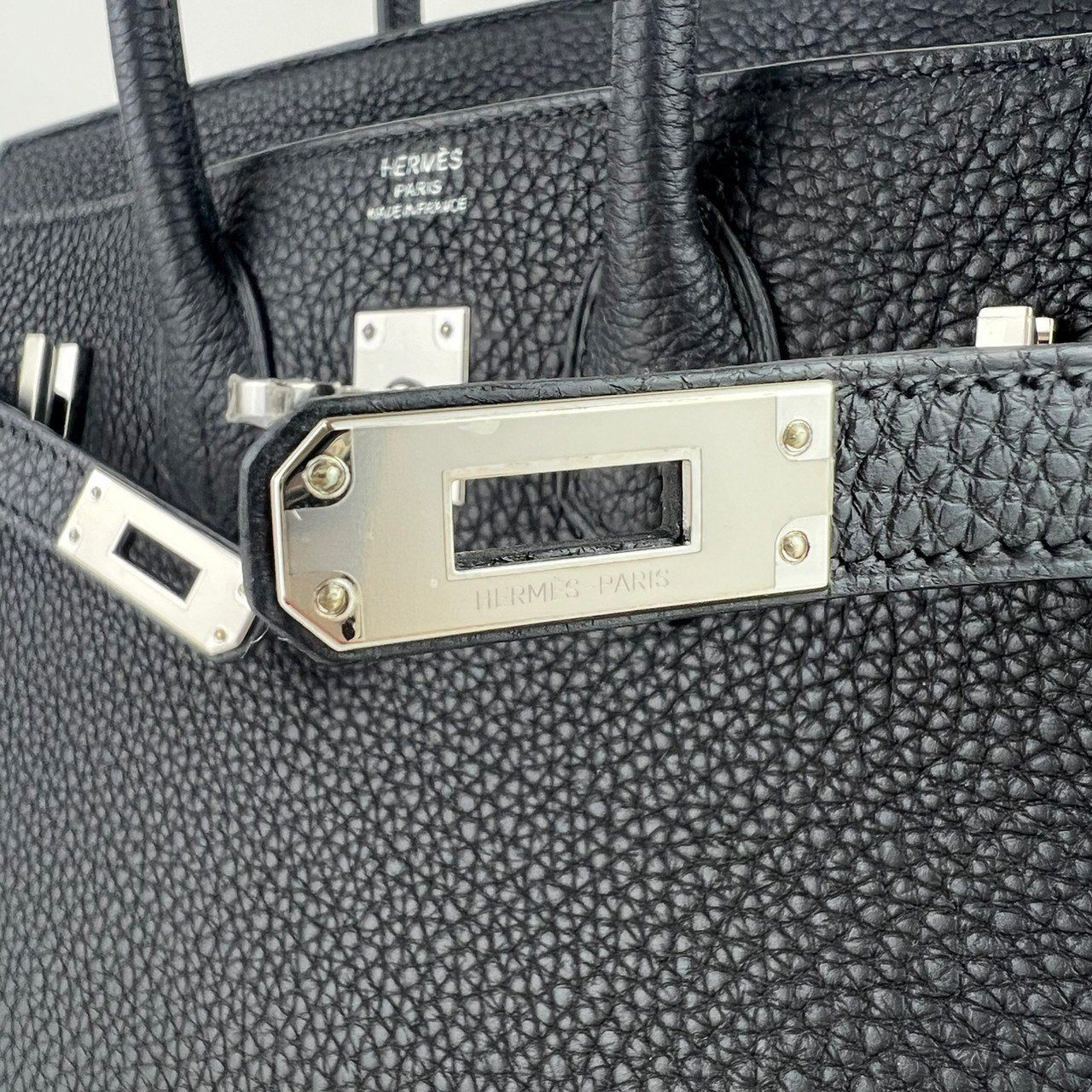 Birkin25 バーキン25 Black ブラック PHW シルバー金具 W刻印 Togo トゴ