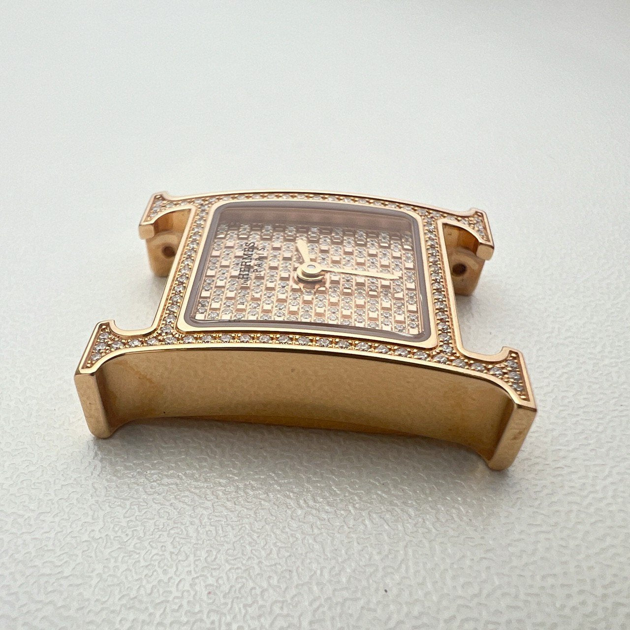 Heure H watch Mini model diamond Hウォッチミニ ダイヤモンド ゴールド 腕時計