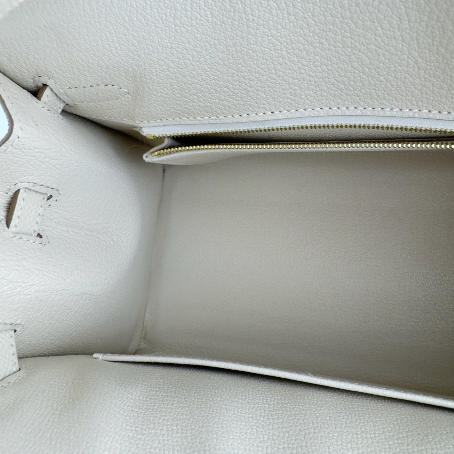 Birkin25 sellier バーキン25 セリエ Craie クレ GHW ゴールド金具 B刻 Epsom エプソン