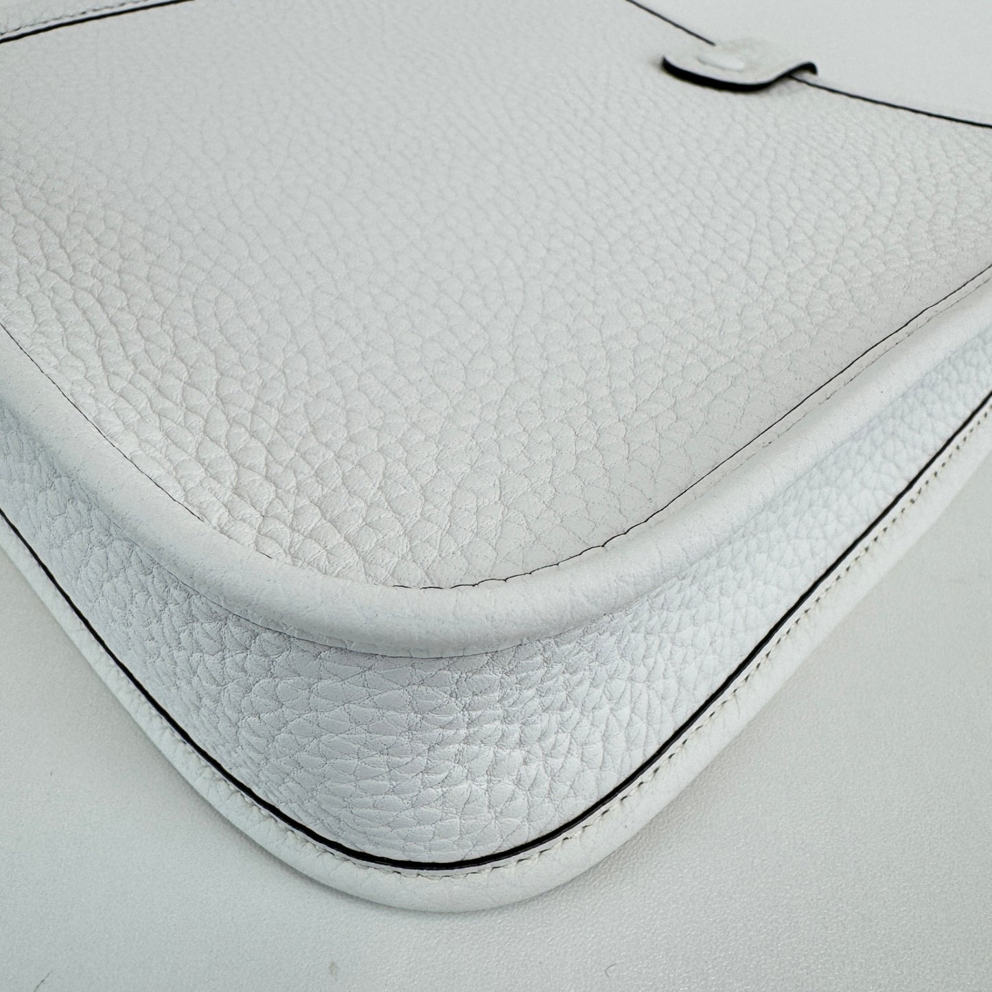 Evelyne TPM エブリンTPM New white ニューホワイト Taurillon Clemence トリヨンクレマンス GHW ゴールド金具 Stamp-W W刻印