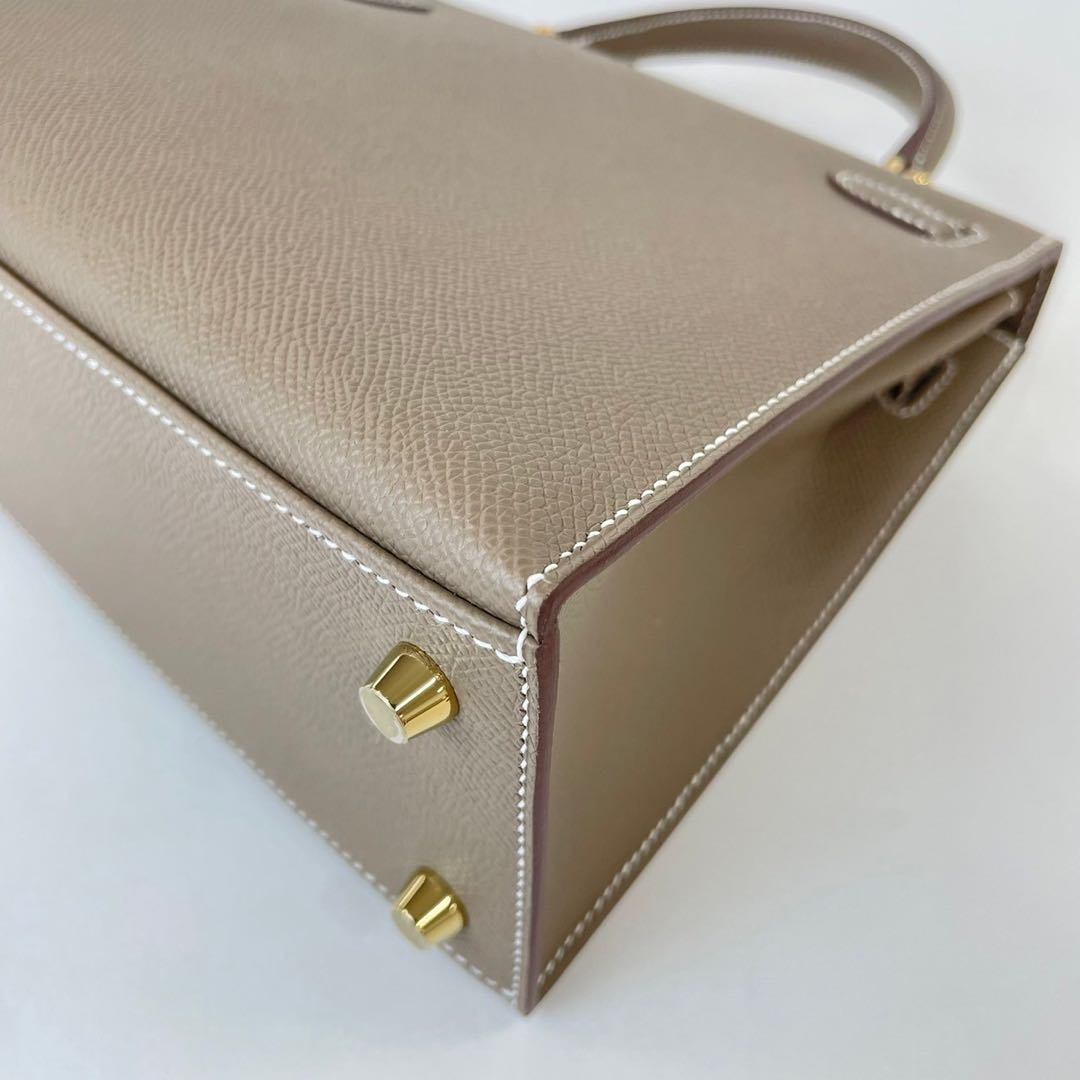 Kelly25 Sellier ケリー25 セリエ Etoupe エトープ GHW ゴールド金具 B刻