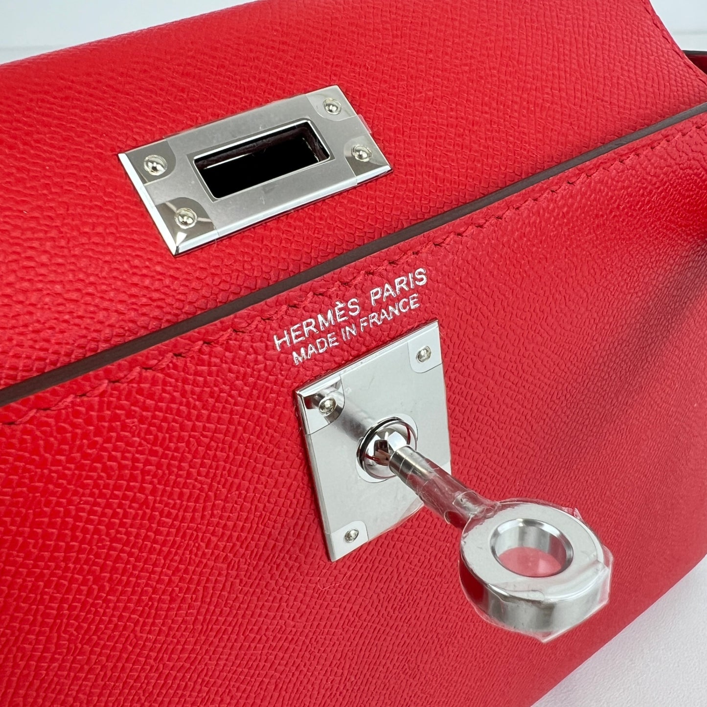 Mini kelly ミニケリー Stamp-K K刻印 Madame マダム Rouge de coeur ルージュデクール PHW シルバー金具 2WAYバッグ ショルダーバッグ ハンドバッグ