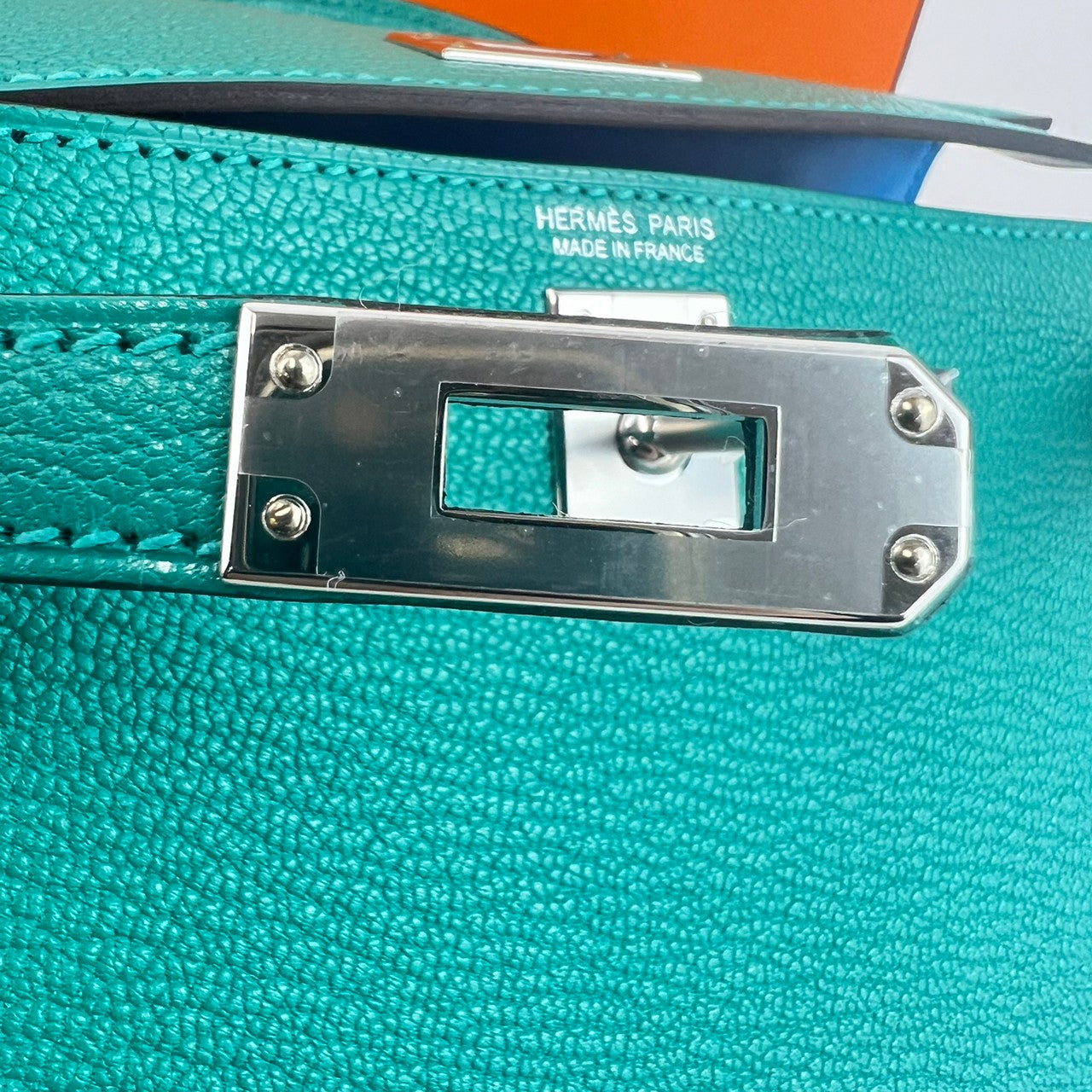 Z刻印 Stamp-Z Mini Kelly ミニケリー Vert verone ヴェールヴェロン Bleu zanzibar ブルーザンジバー シルバー金具 palladium Hardwear