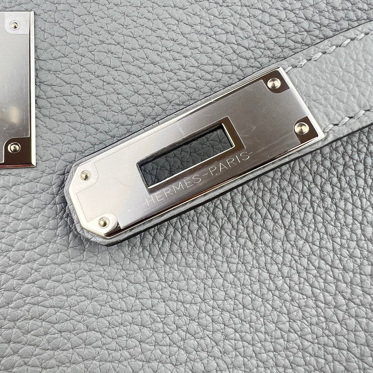 Kelly28 ケリー28 Gris moyen グリムエット Togo トゴ PHW シルバー金具 Stamp-W W刻印