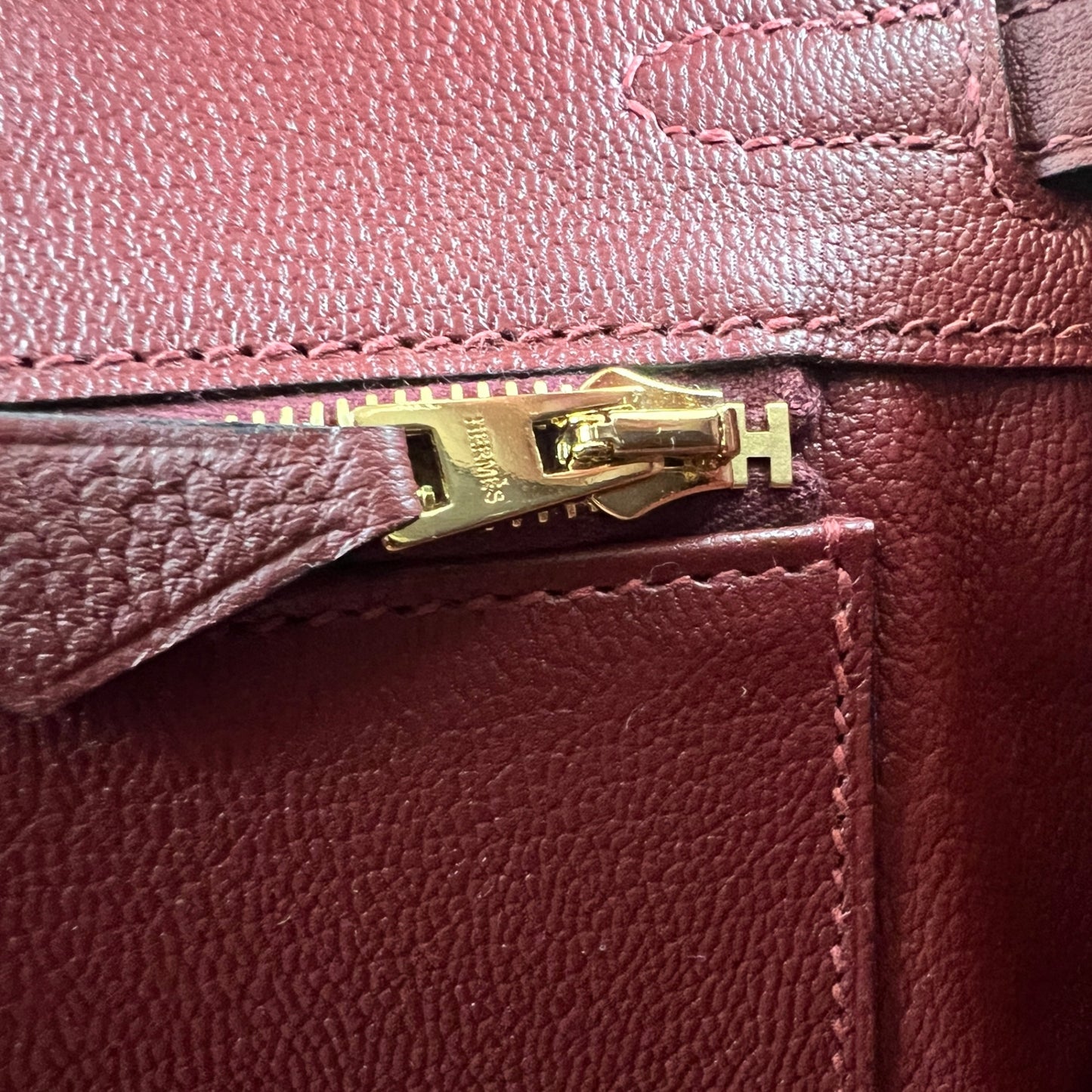 Birkin25 バーキン25 Rouge H ルージュアッシュ YG金具 Stamp-K K刻印 Togo トゴ