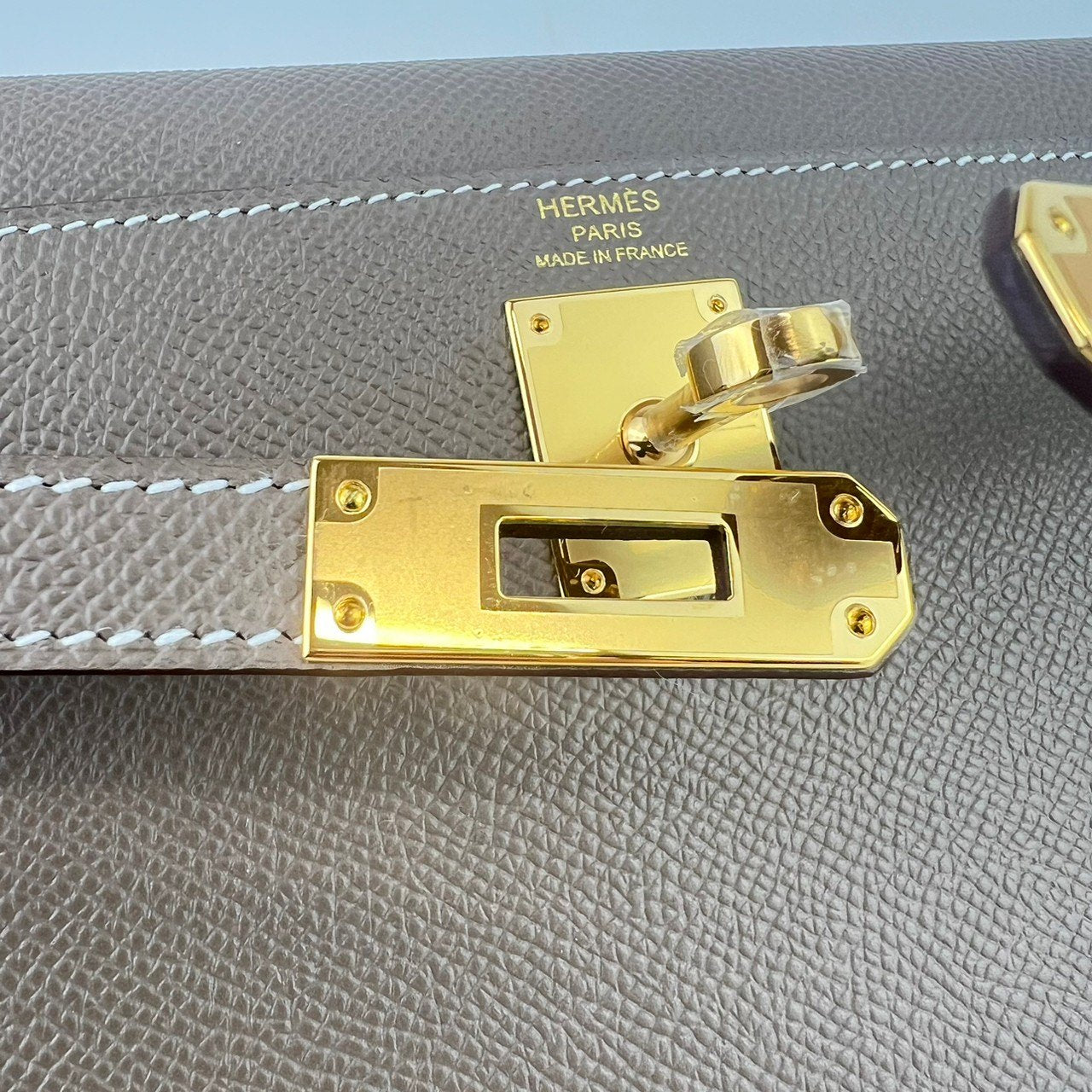 Kelly Elan ケリーエラン Etoupe エトープ GHW ゴールド金具 Epsom エプソン Stamp-W W刻印