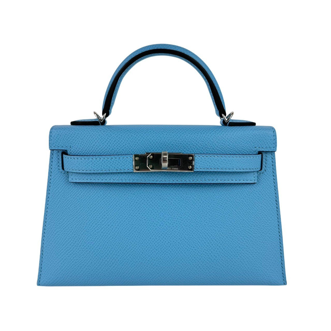 Mini kelly ミニケリー Celeste セレステ Epsom エプソン PHW シルバー金具 Stamp-B B刻印