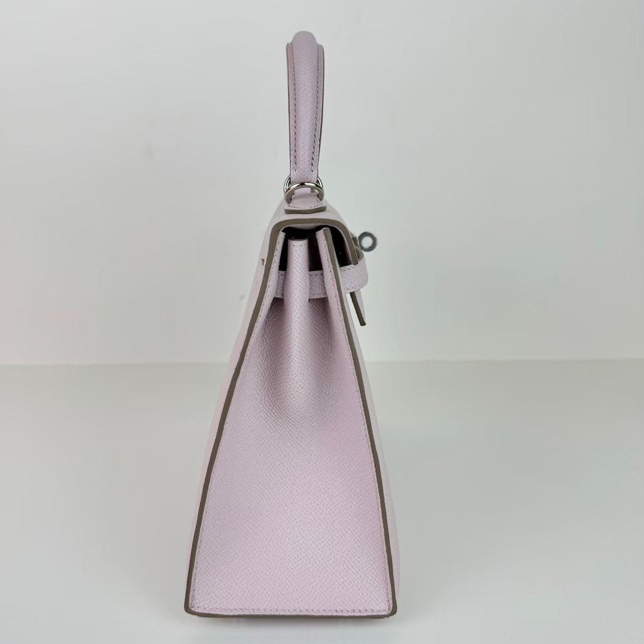 Kelly25 ケリー25 Mauve pale モーヴパール Epsom エプソン PHW シルバー金具 Stamp-W W刻印