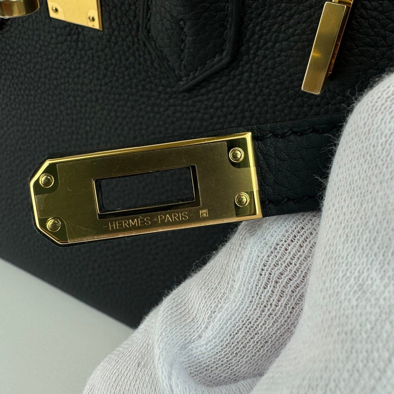 Birkin25 バーキン25 Stamp-W W刻印 Togo トゴ Black ブラック GHW ゴールド金具