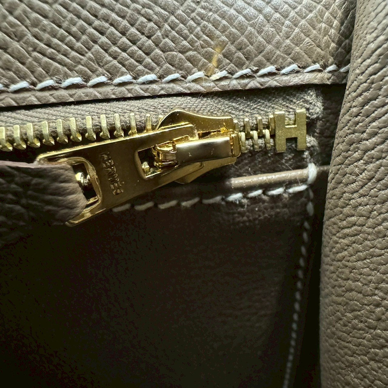 Kelly25 ケリー25 Etoupe エトープ GHW ゴールド金具 Epsom エプソン Stamp-W W刻印