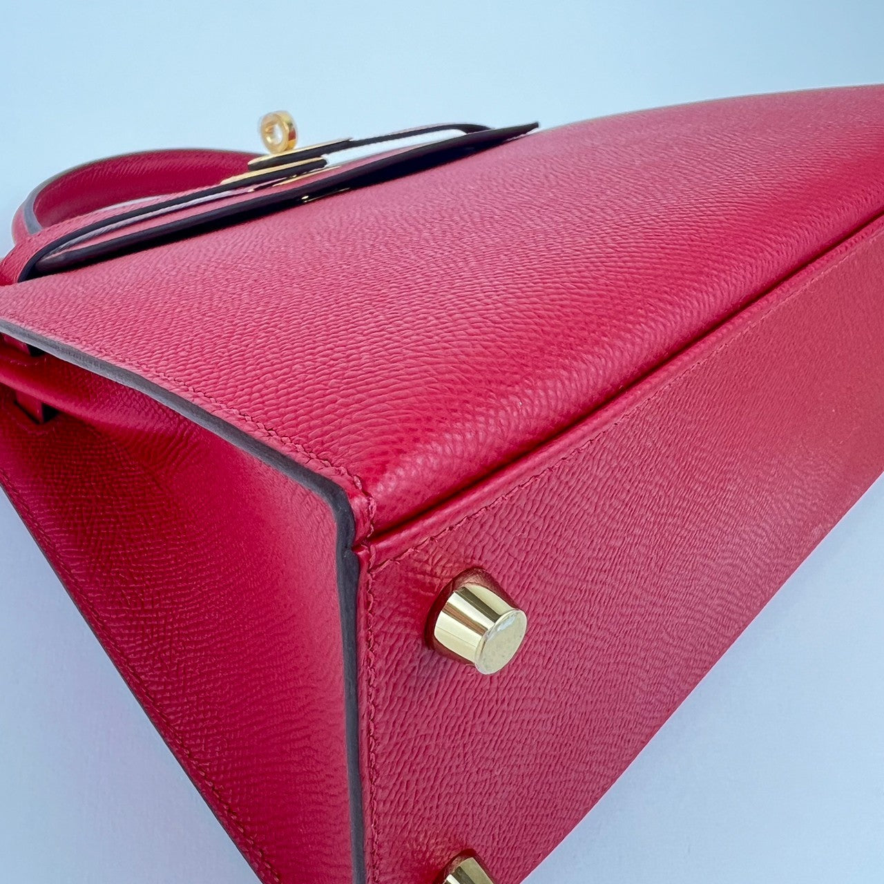 Kelly25 ケリー25 Rouge piment ルージュピマン Epsom エプソン GHW ゴールド金具