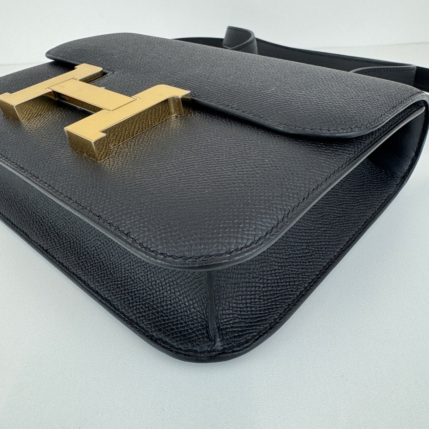 Hermès エルメス Constance 24 コンスタンス24 Stamp-K K刻印 Epsom エプソン Black ブラック GHW ゴールド金具