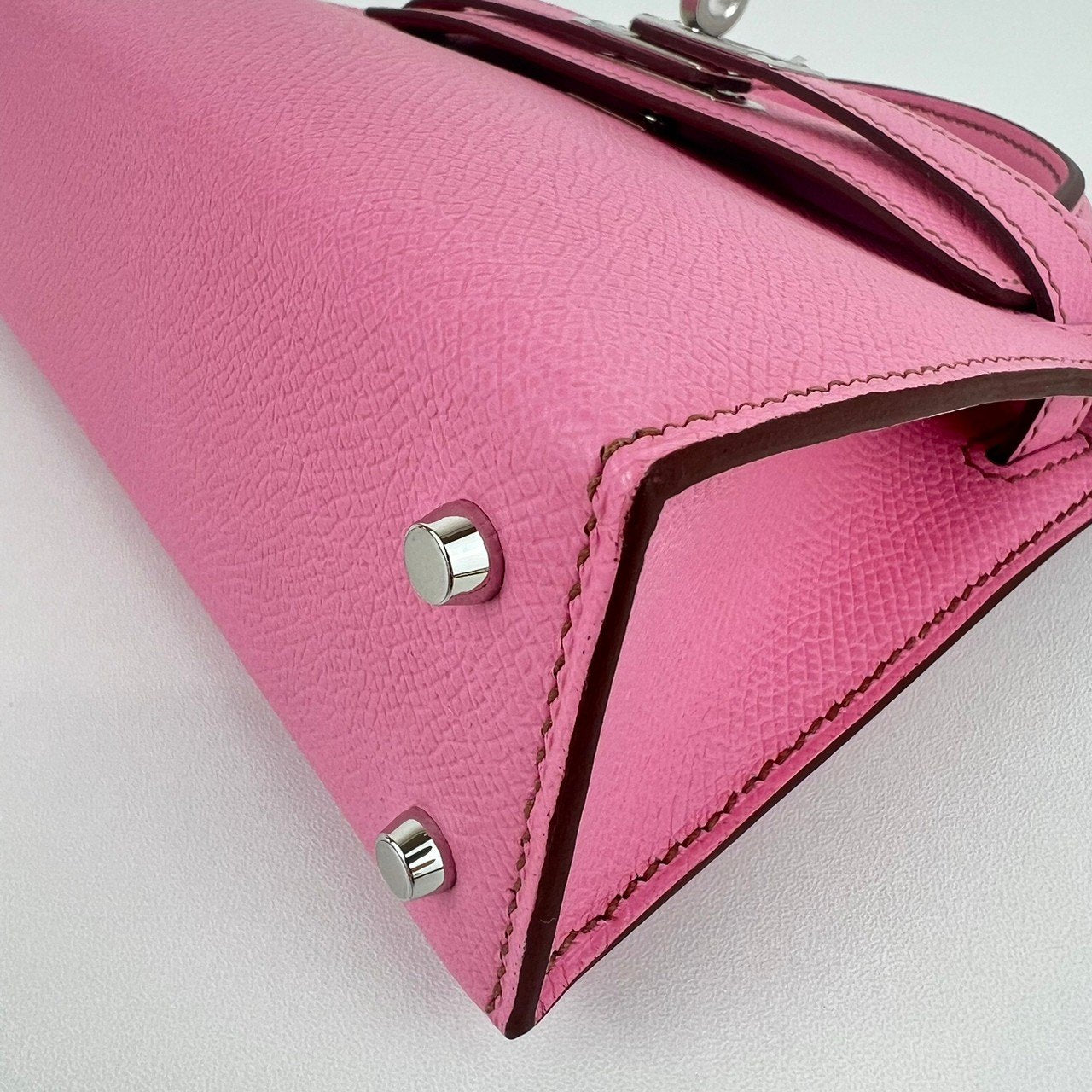 Mini kelly ミニケリー Bubblegum バブルガム PHW シルバー金具 Epsom エプソン Stamp-B B刻印