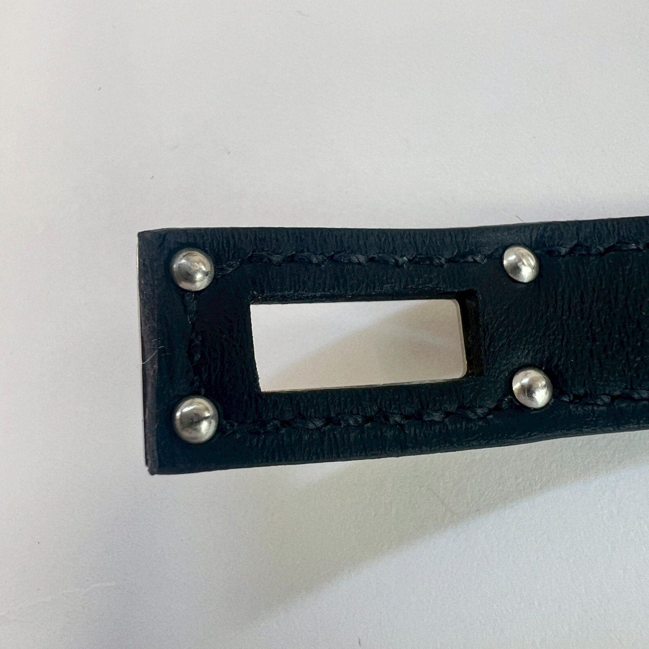 Kelly double bracelet レザーブレスレット ケリー T5 Black ブラック