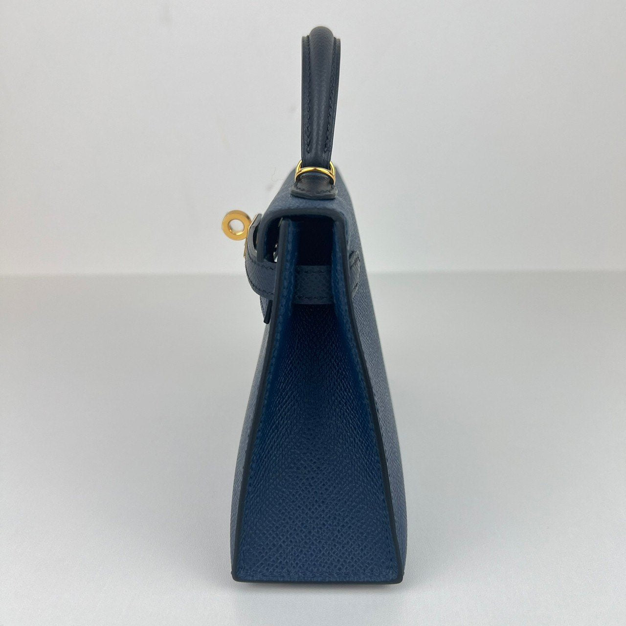Mini kelly toricolor ミニケリートリコロール Bleu de presse/Black/Bleu indigo ブルードプリュス/ブラック/ブルーインディゴ GHW ゴールド金具 Epsom エプソン B刻印 Stamp-B
