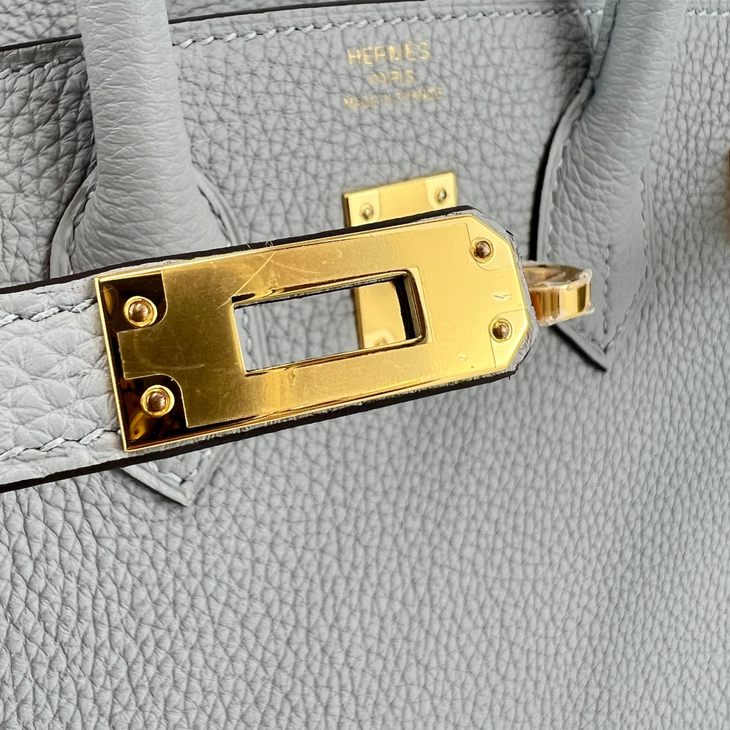 Birkin25 バーキン25 Blue glacier ブルーグラシエ GHW ゴールド金具 Stamp-W W刻印 Togo トゴ ハンドバッグ