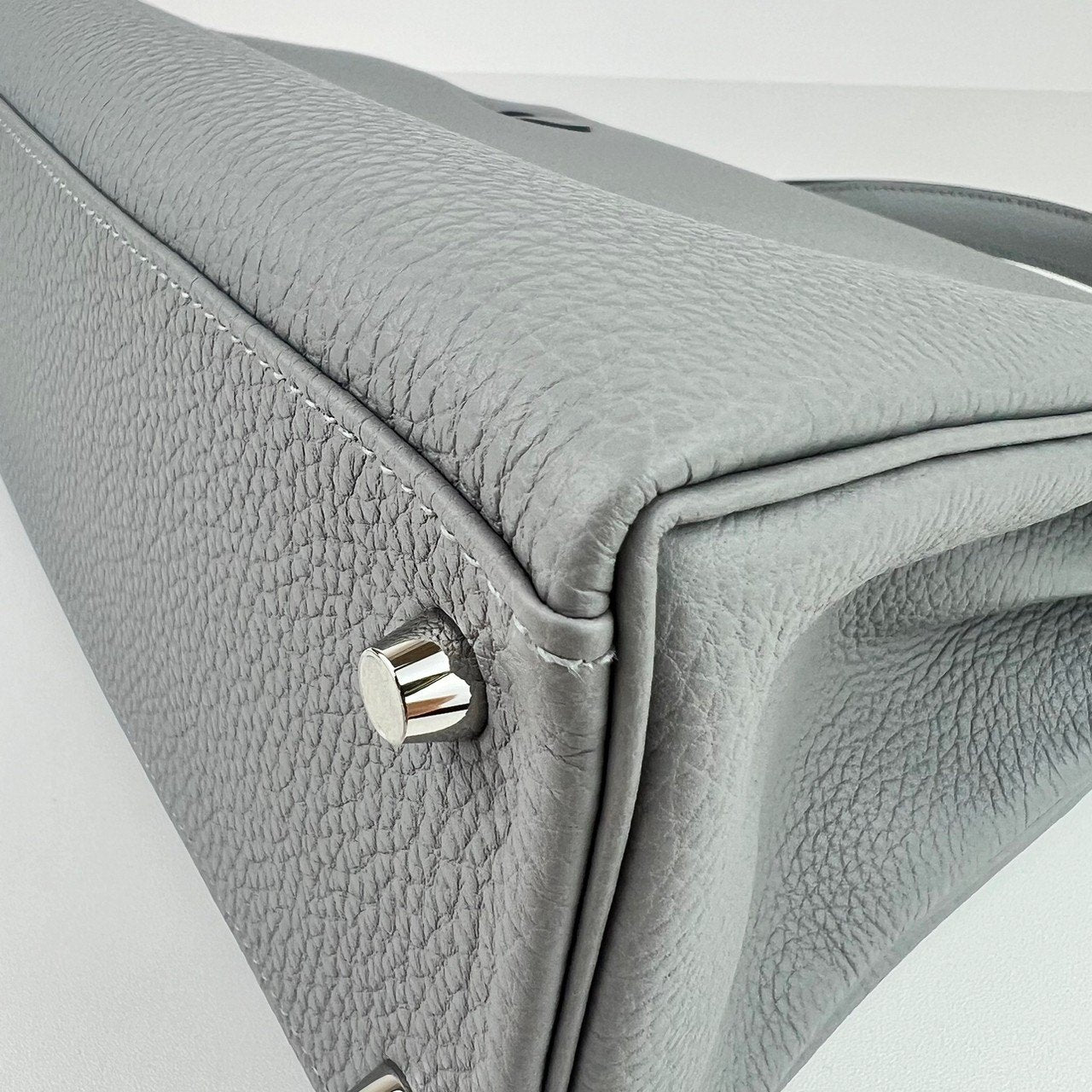 Kelly28 ケリー28 Gris moyen グリムエット Togo トゴ PHW シルバー金具 Stamp-W W刻印