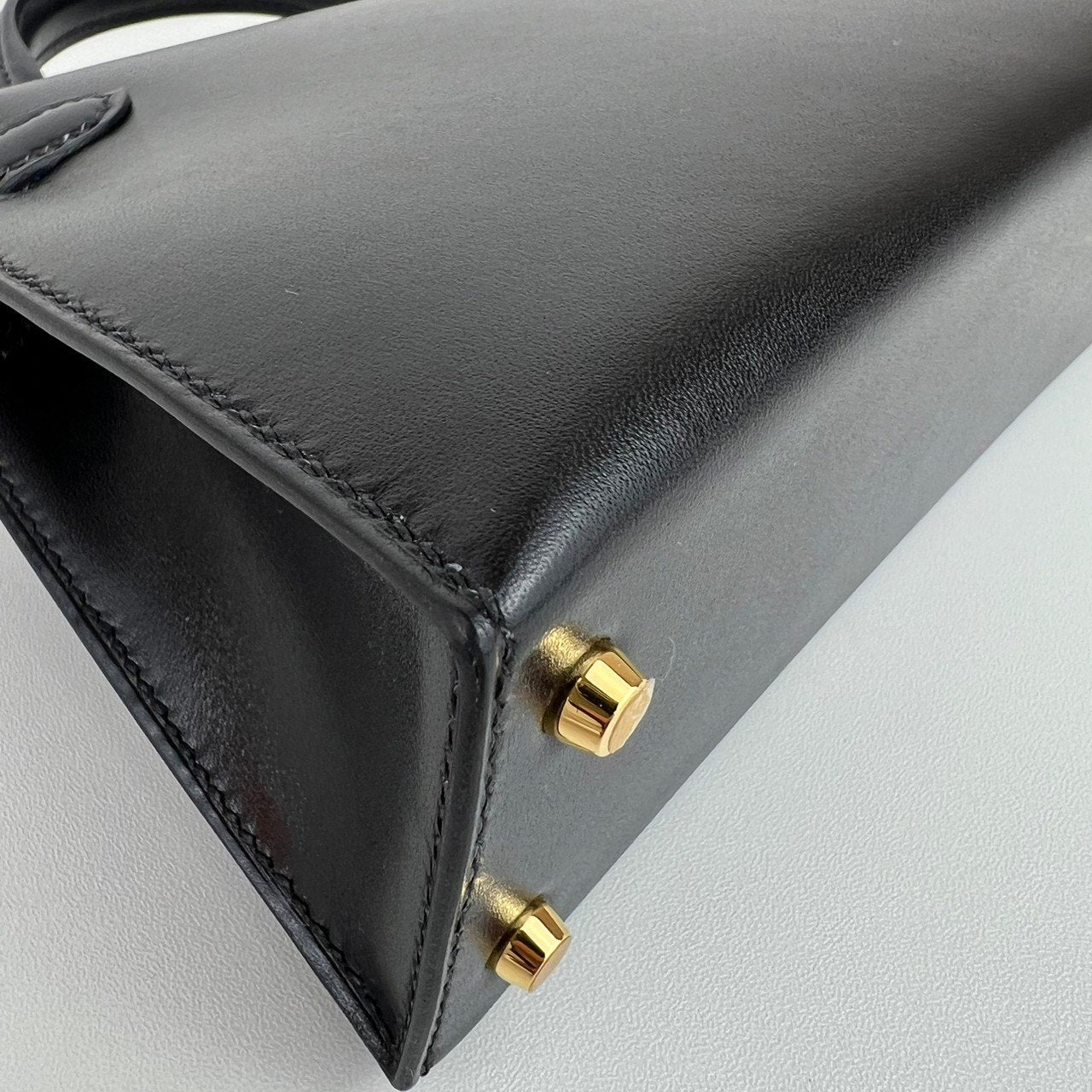 Mini kelly ミニケリー Black ブラック GHW ゴールド金具 Box calf ボックスカーフ Stamp-W W刻印 ショルダーバッグ レディースバッグ