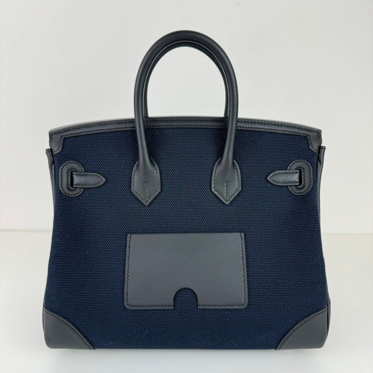 Birkin25 cargo バーキン25 カーゴ Blue marine ブルーマリン Toile gieland/Swift トワルゴエラン/スイフト PHW シルバー金具 Stamp-W W刻印
