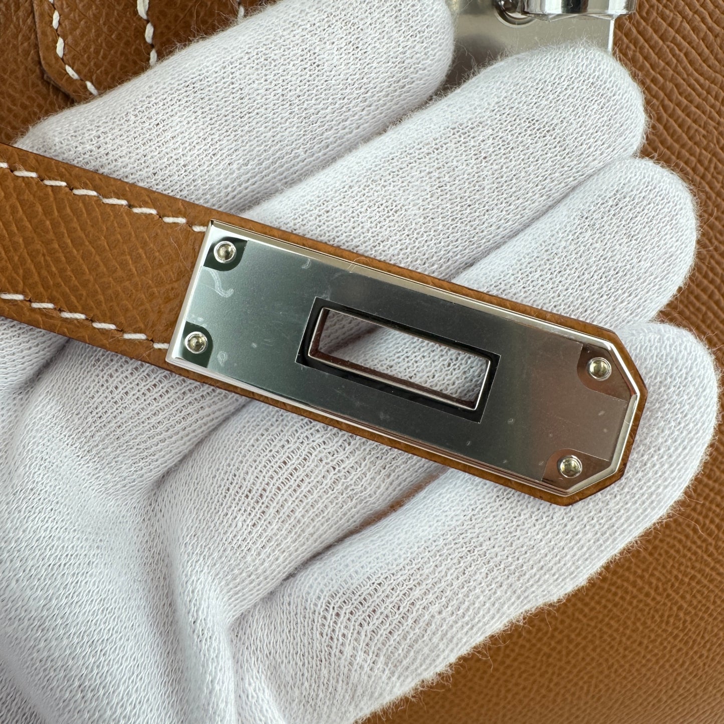Birkin30 バーキン30 Gold ゴールド Epsom エプソン PHW シルバー金具 Stamp-W W刻印 ハンドバッグ