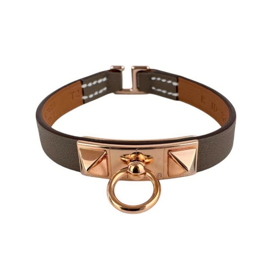 ミニブレスレット  Mini rivale T2 Swift/Calf スウィフト/カーフスキン Etoupe/RGHW エトープ/ローズゴールド金具