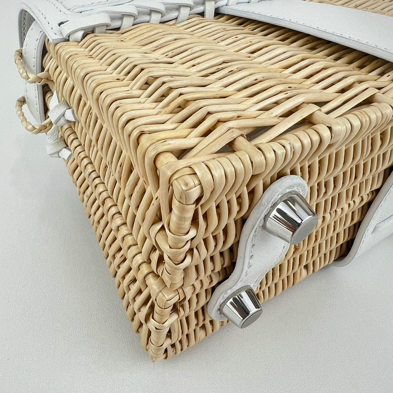 Mini kelly picnic ミニケリーピクニック Blanc ブランク PHW シルバー金具 B刻