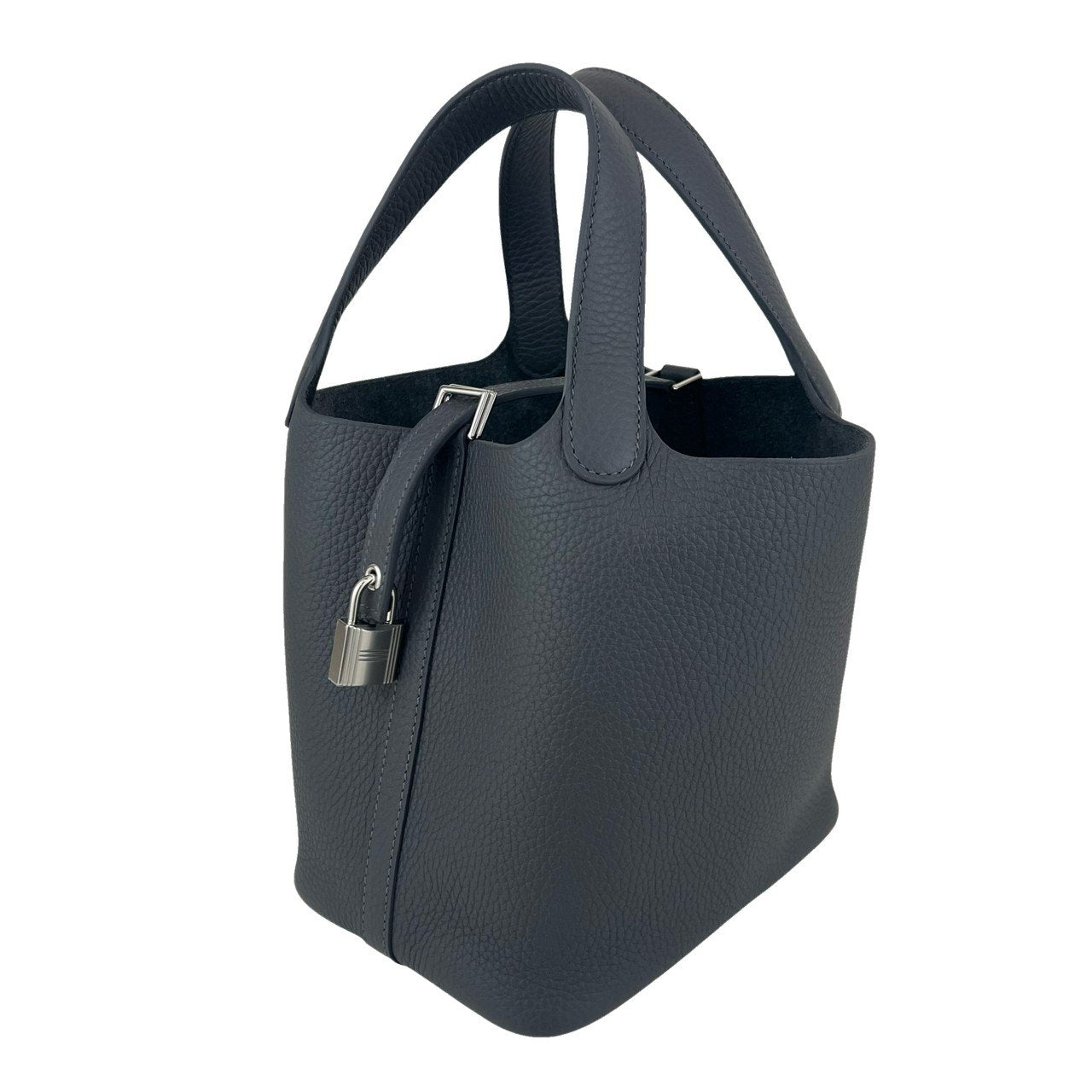 Picotin Lock PM ピコタンロック18 Etain エタン PHW シルバー金具 Taurillon clemence トリヨンクレマンス Stamp-W W刻印