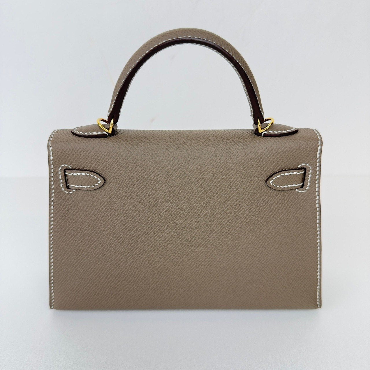 Mini kelly ミニケリー Etoupe エトープ GHW ゴールド金具 Epsom エプソン Stamp-W W刻印