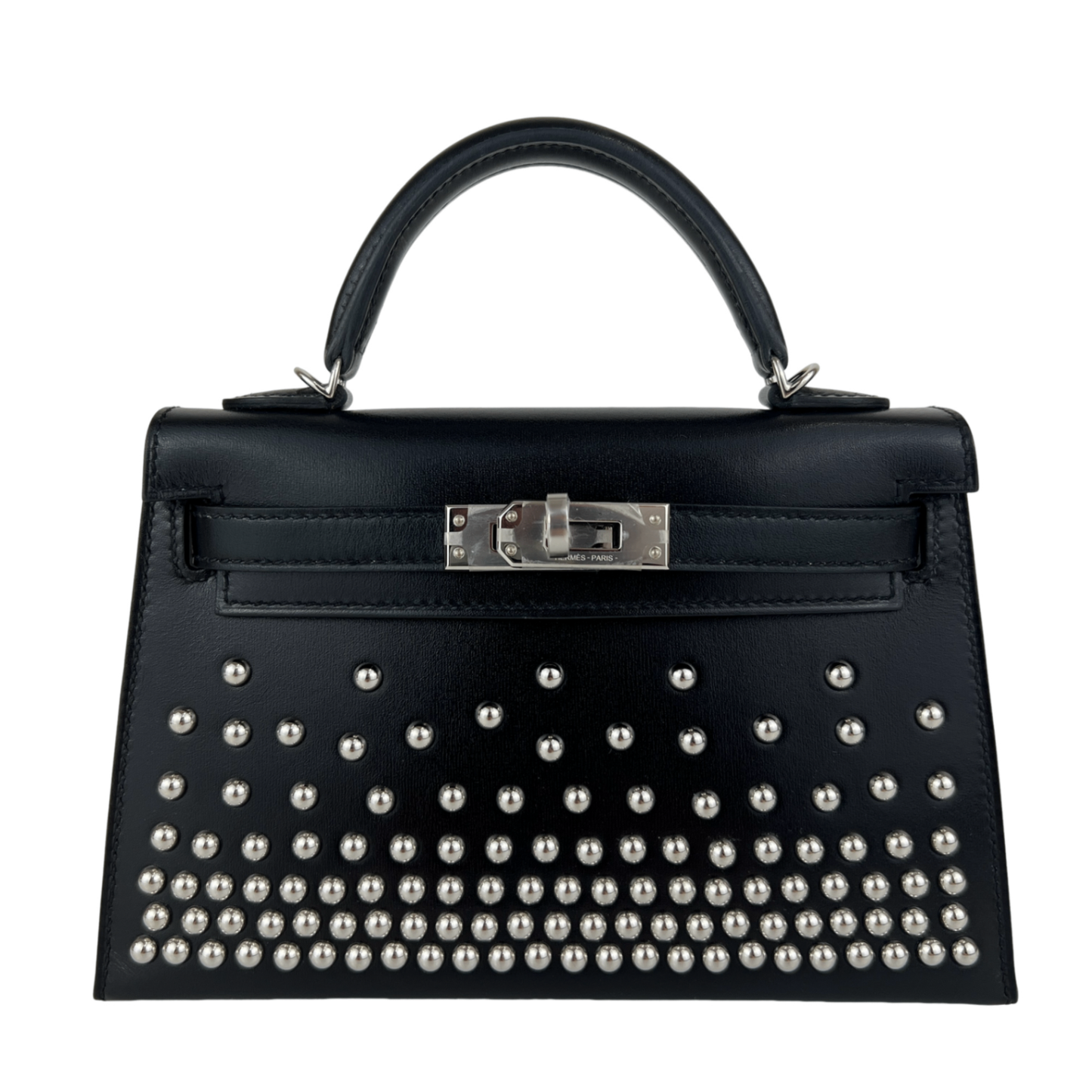 Mini kelly cloute ミニケリークルーテ Black ブラック PHW シルバー金具 Epsom エプソン Stamp-B B刻印