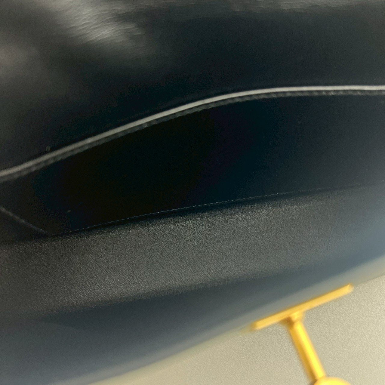 Kelly elan ケリーエラン Black ブラック Chevre シェーブル GHW ゴールド金具 Stamp-B B刻印